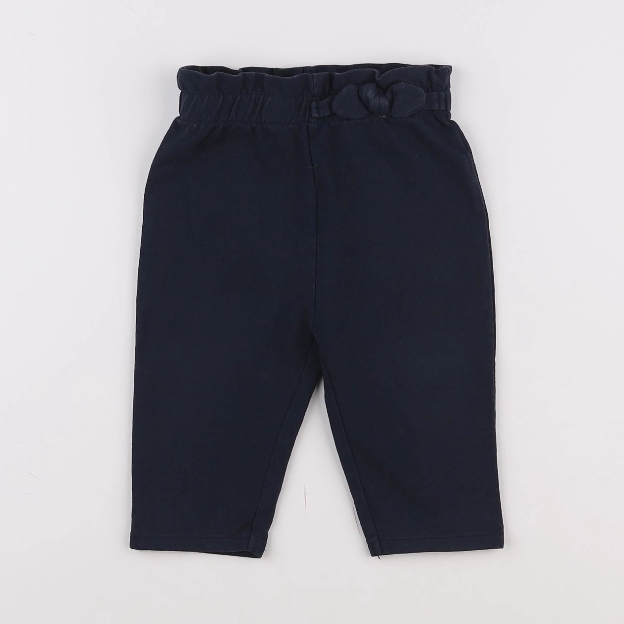 Vertbaudet - pantalon bleu - 12 mois