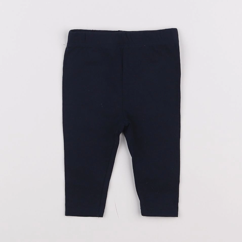 Vertbaudet - legging bleu - 3 mois
