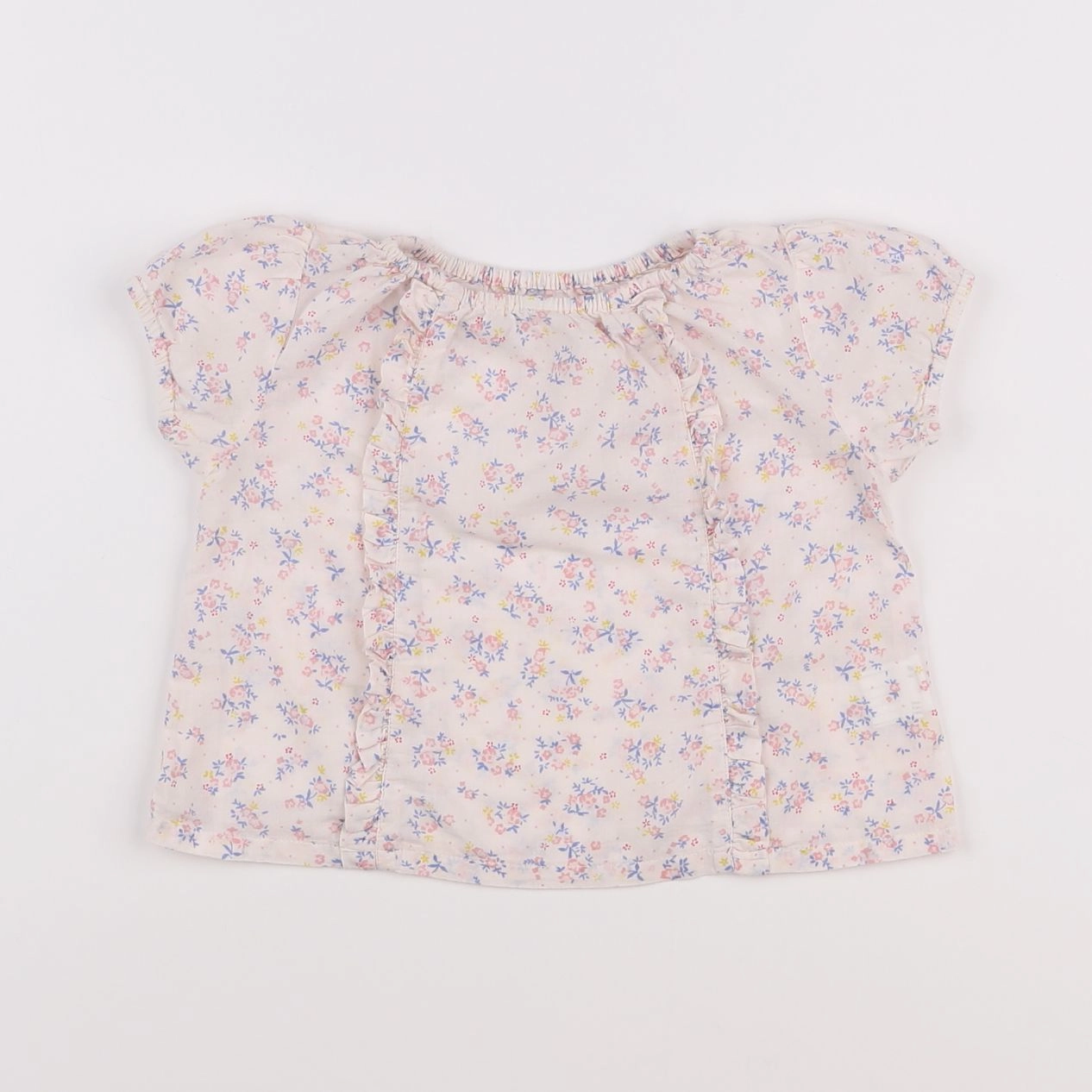 Boutchou - blouse rose - 12 mois