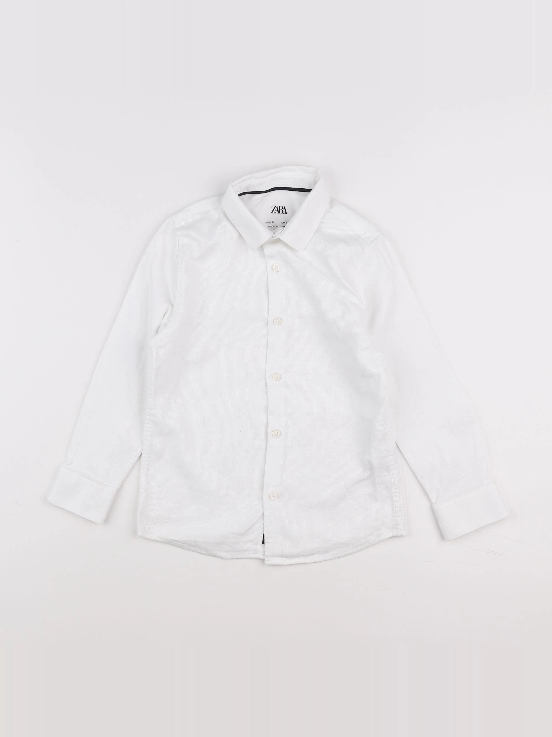 Zara - chemise blanc - 6 ans