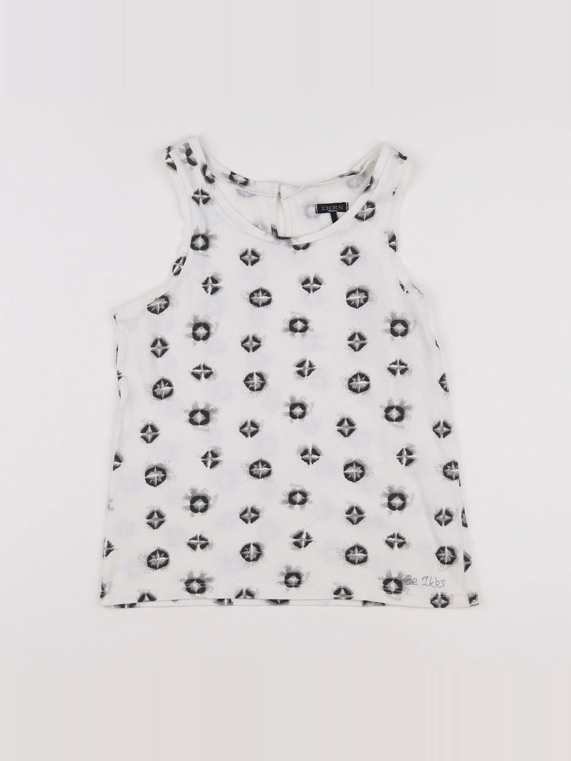 IKKS - débardeur blanc - 10 ans