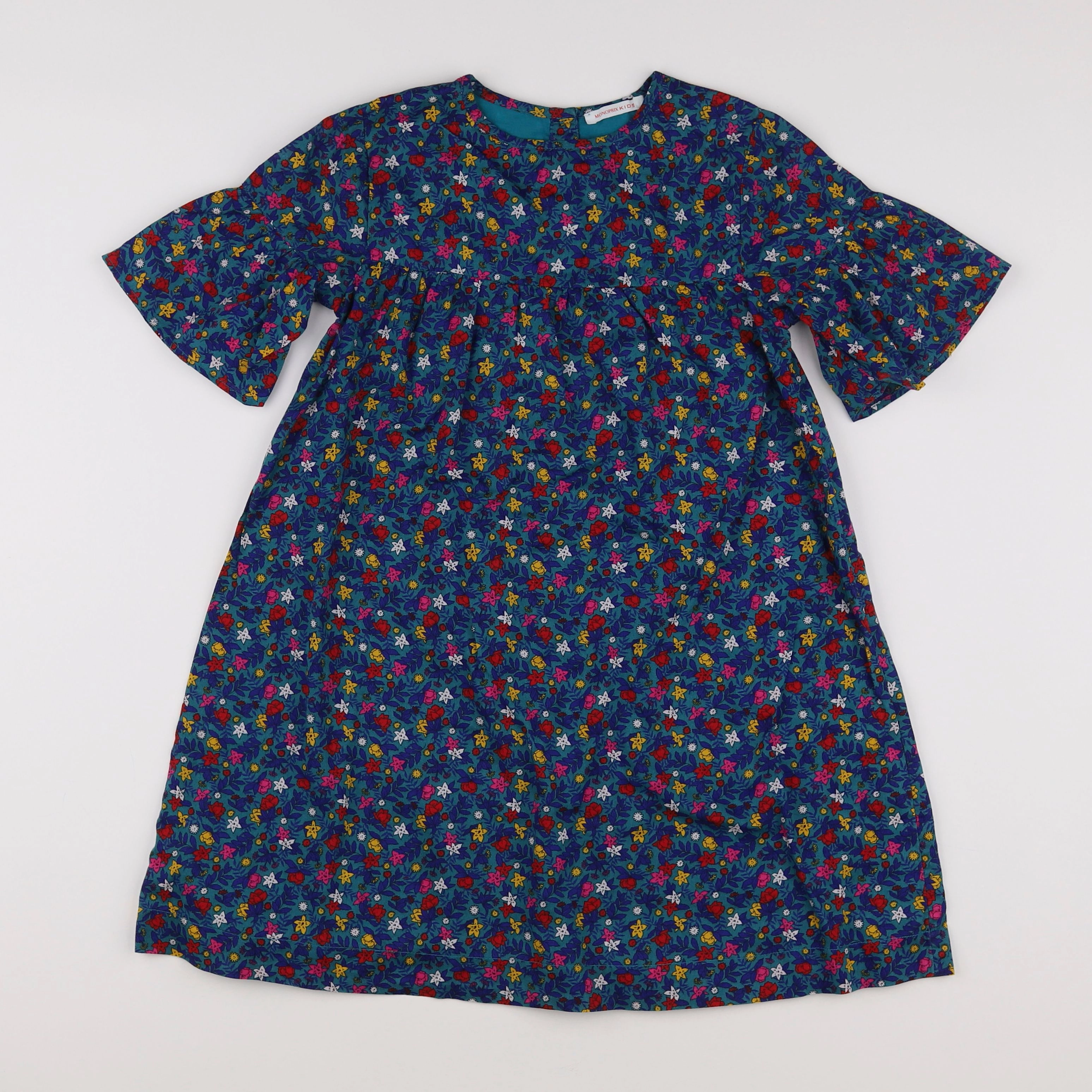 Monoprix - robe multicolore - 8 ans