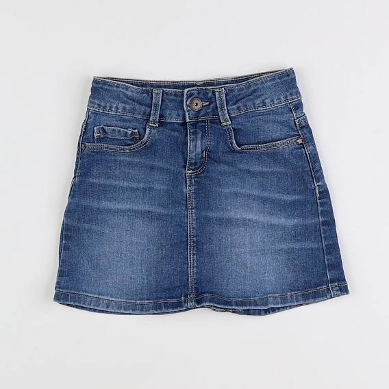 Vertbaudet - jupe bleu - 7 ans
