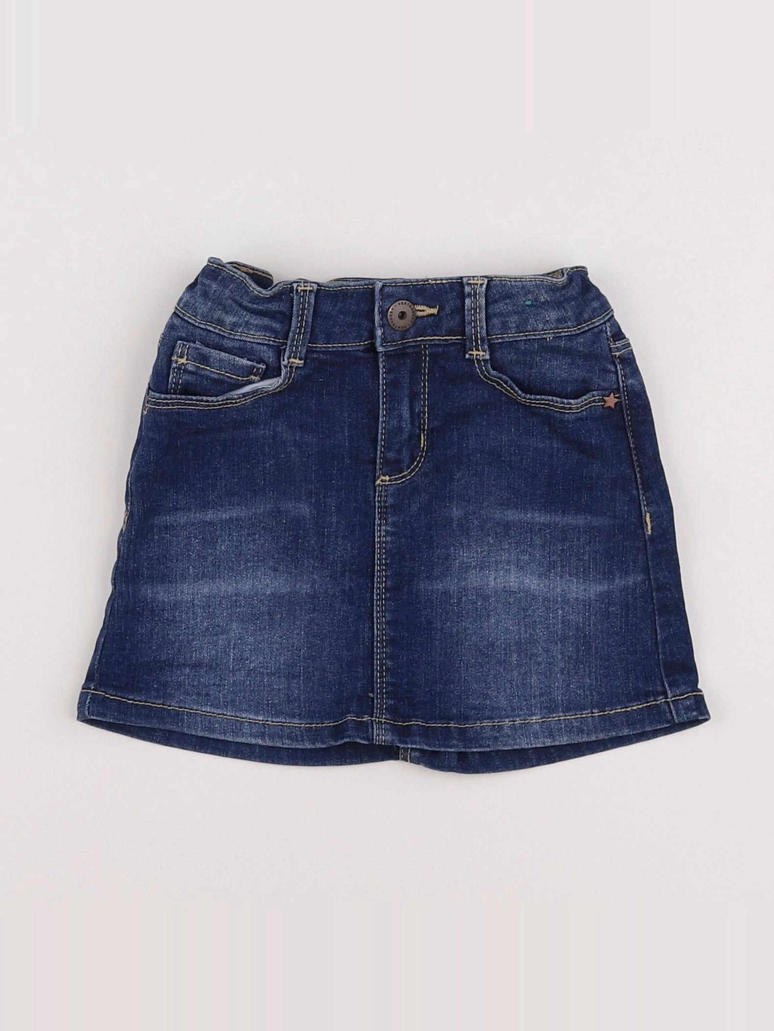 Vertbaudet - jupe bleu - 4 ans