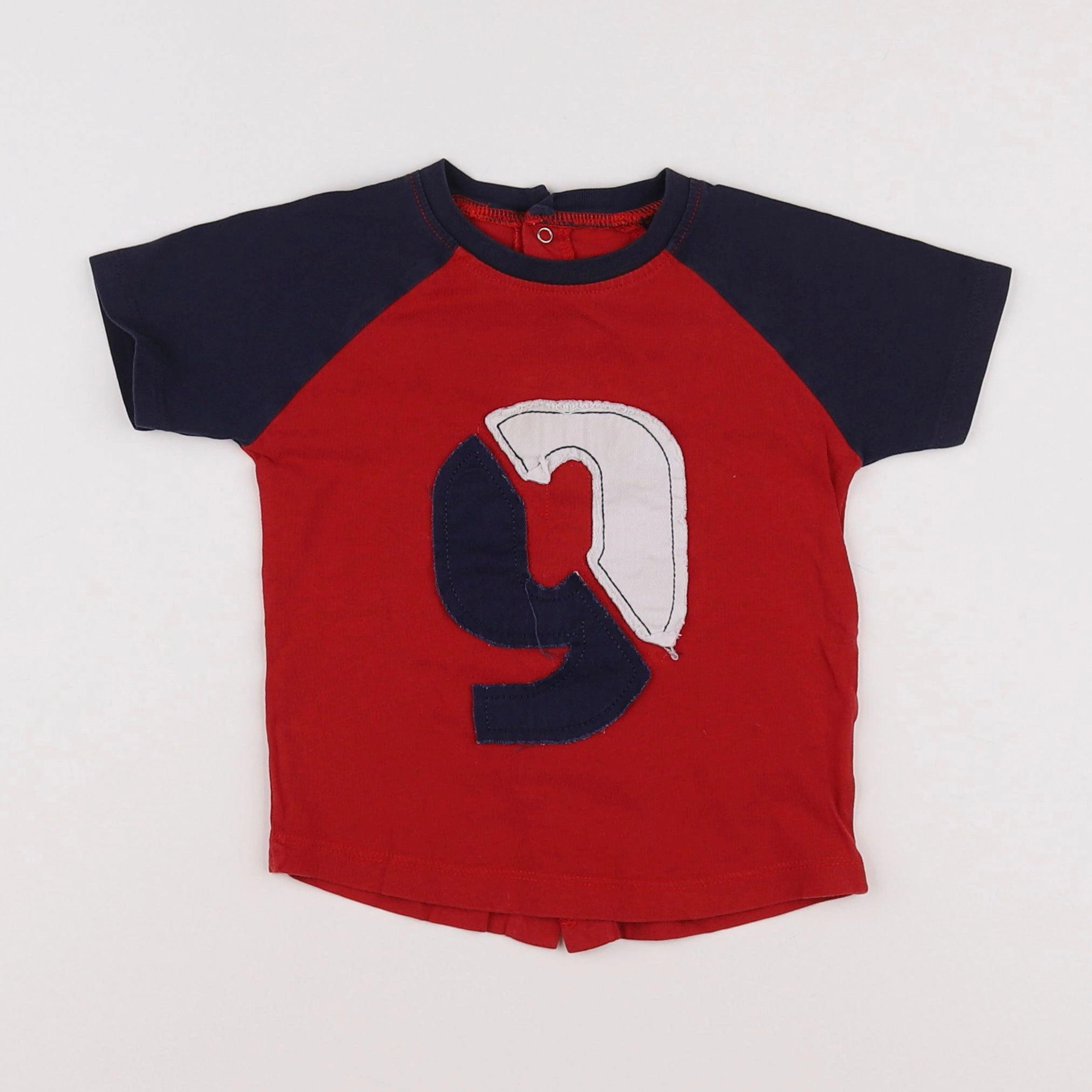 Vertbaudet - tee-shirt bleu - 2 ans