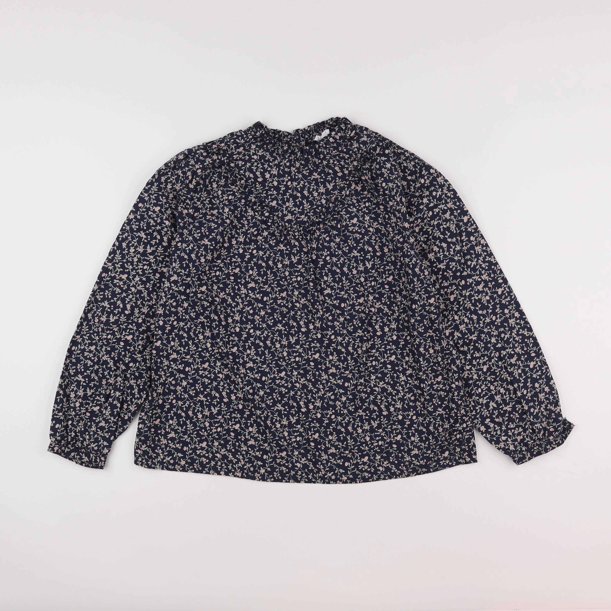 Vertbaudet - blouse noir, beige - 12 ans