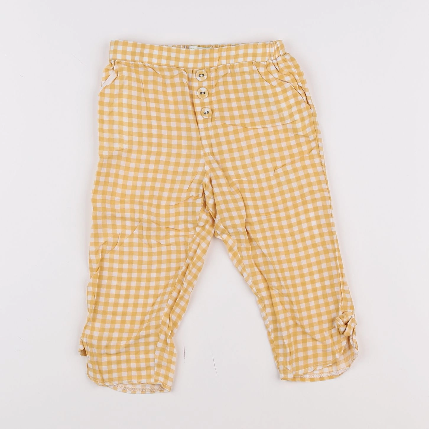 Vertbaudet - pantalon jaune - 4 ans