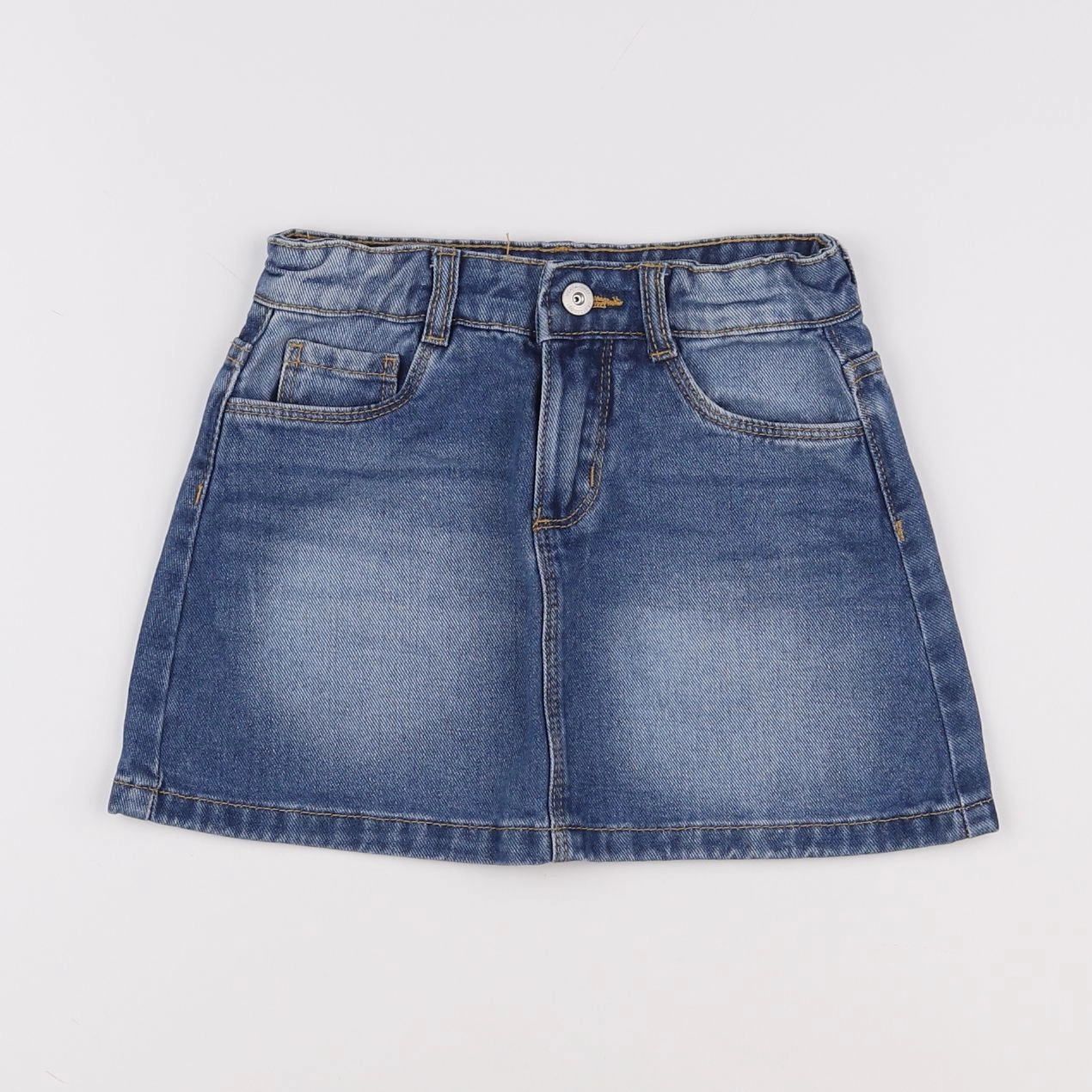 Vertbaudet - jupe bleu - 7 ans