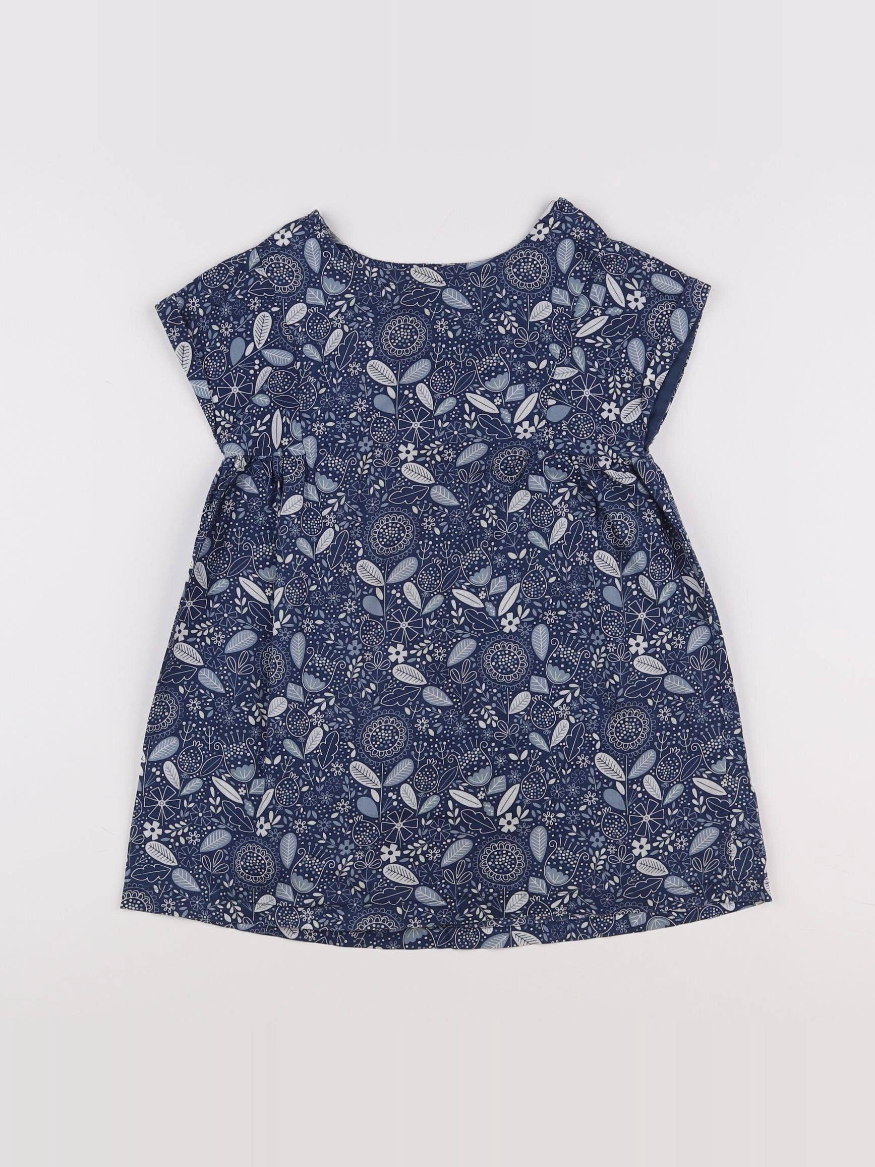 Vertbaudet - robe bleu - 6 ans