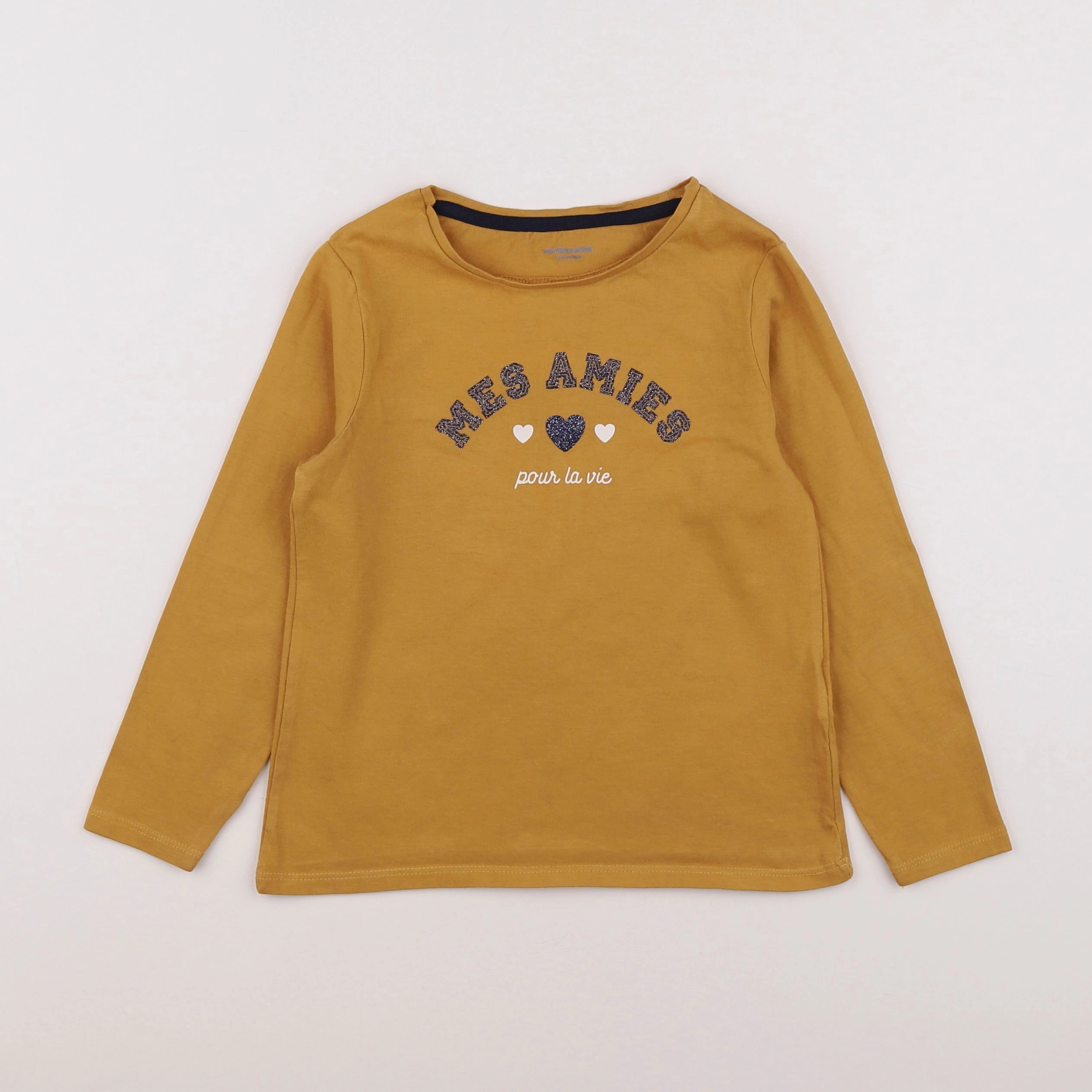 Vertbaudet - tee-shirt marron - 6 ans