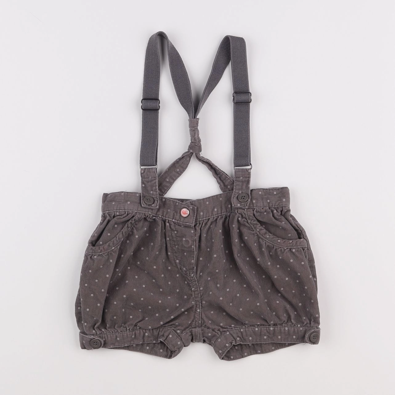 Vertbaudet - short gris - 2 ans