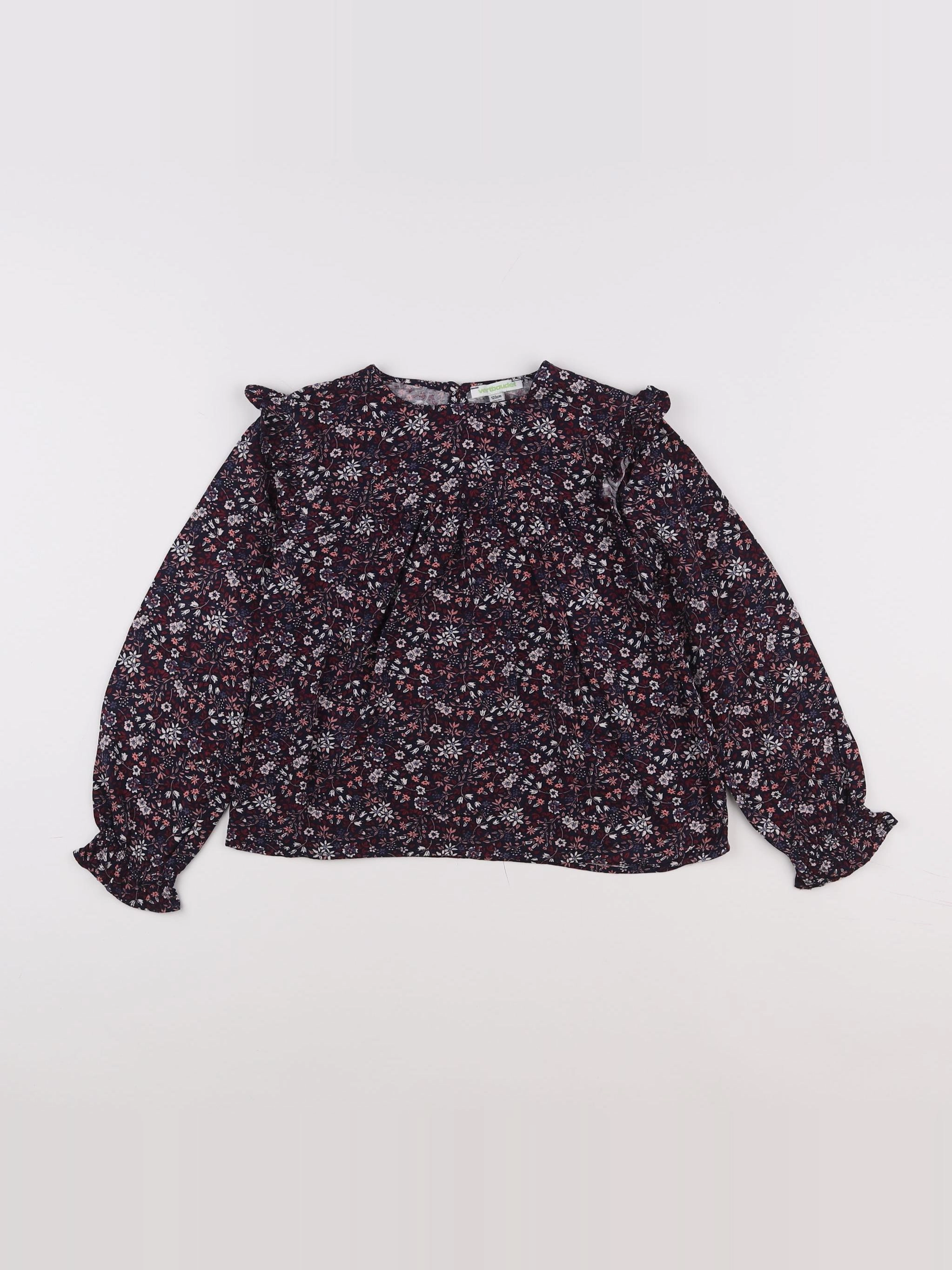 Vertbaudet - blouse rose - 7 ans