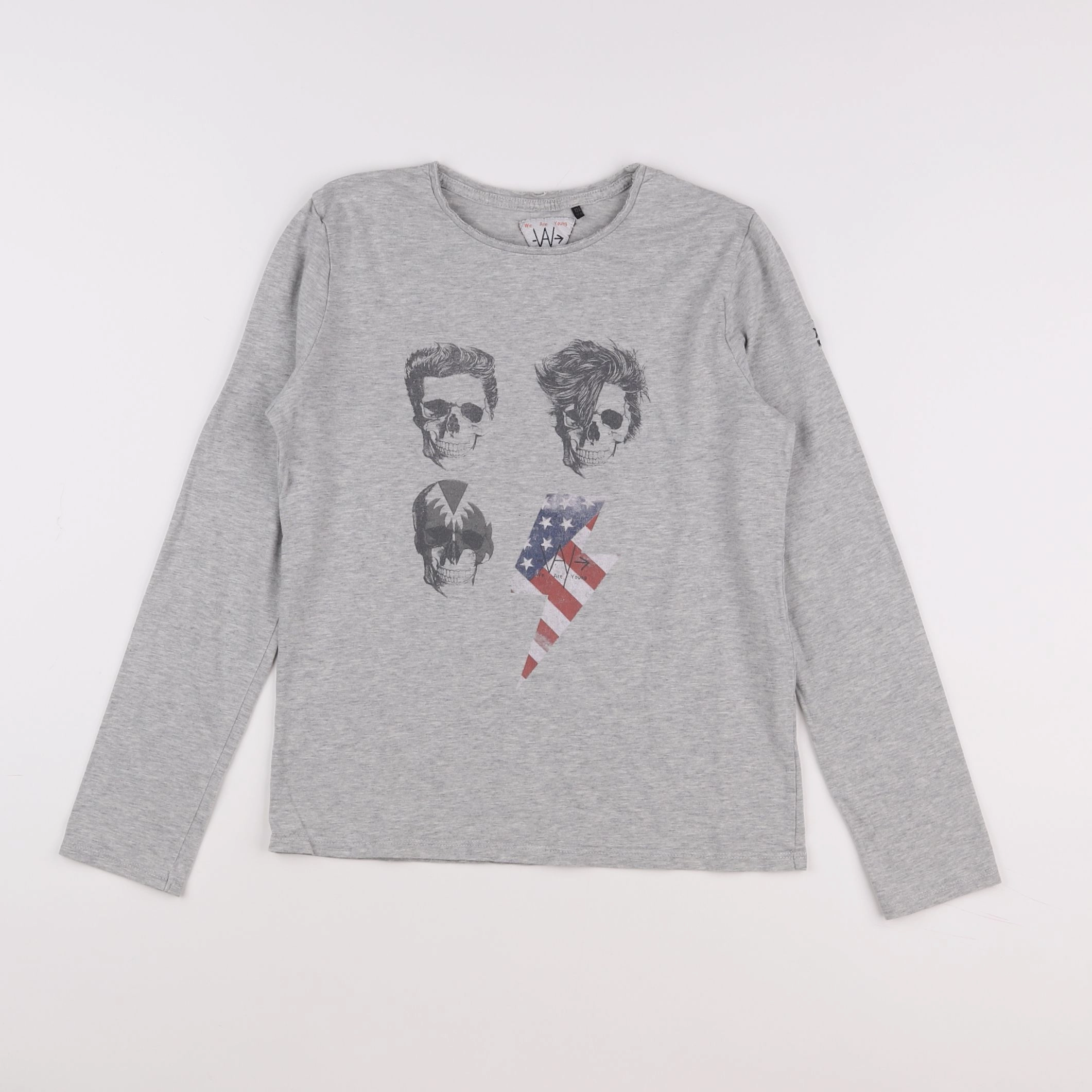 IKKS - tee-shirt gris - 12 ans