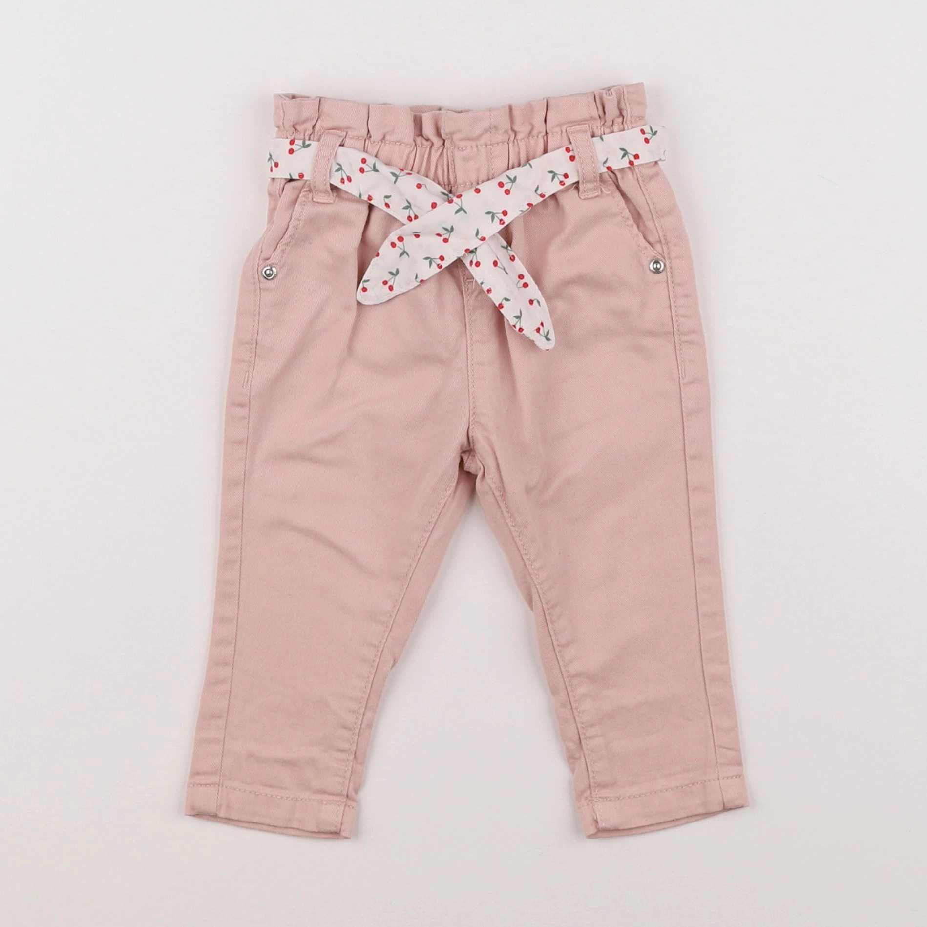 Vertbaudet - jean rose - 6 mois