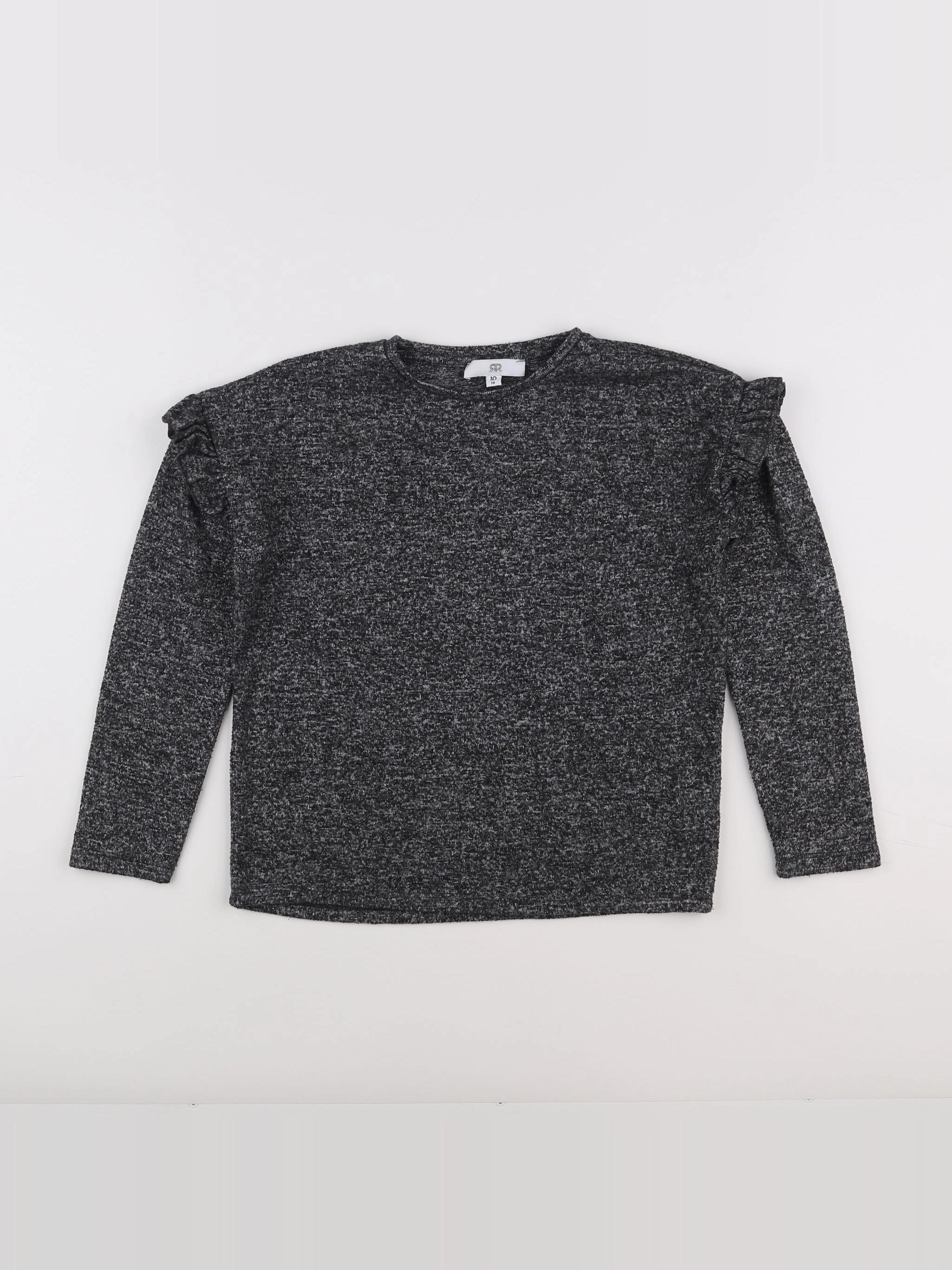 La Redoute - pull gris - 10 ans