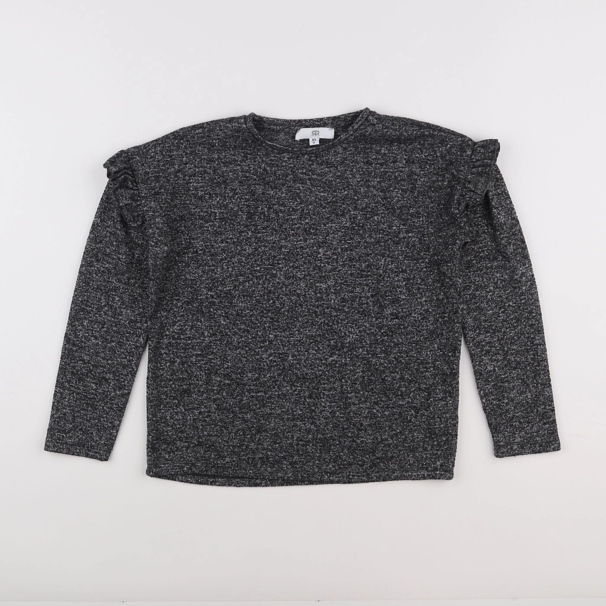 La Redoute - pull gris - 10 ans