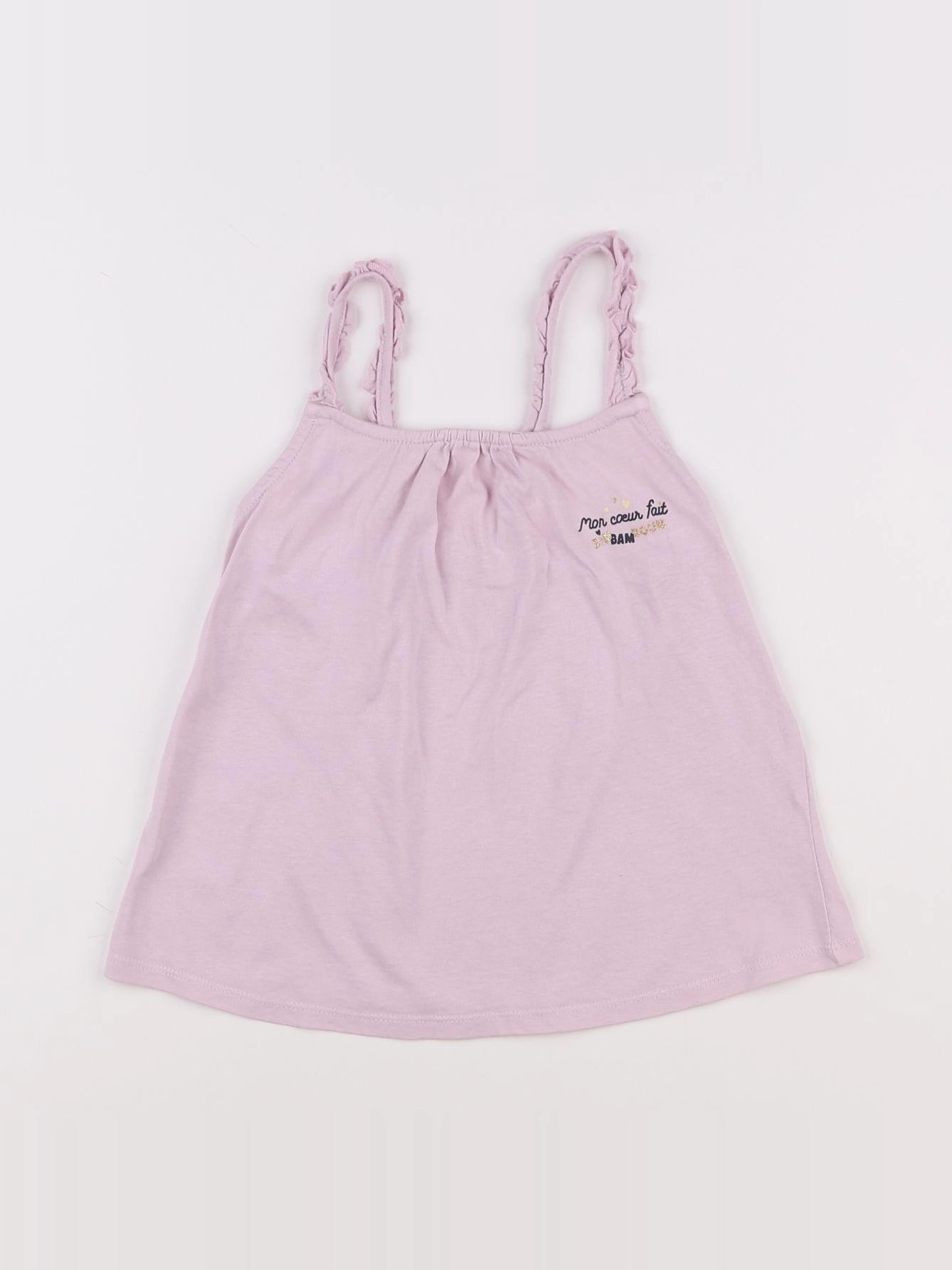 Vertbaudet - débardeur violet - 6 ans