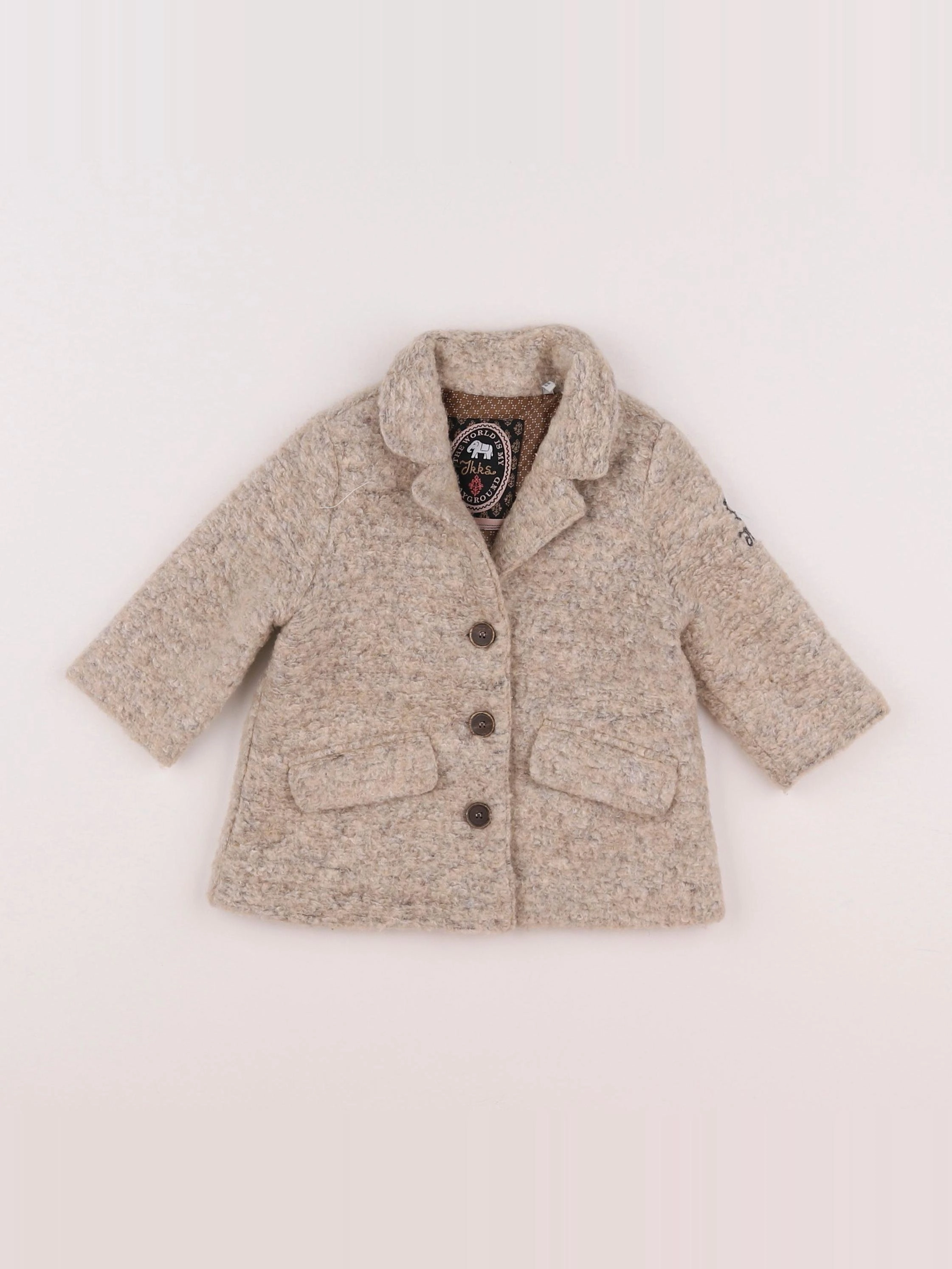 IKKS - veste beige - 6 mois