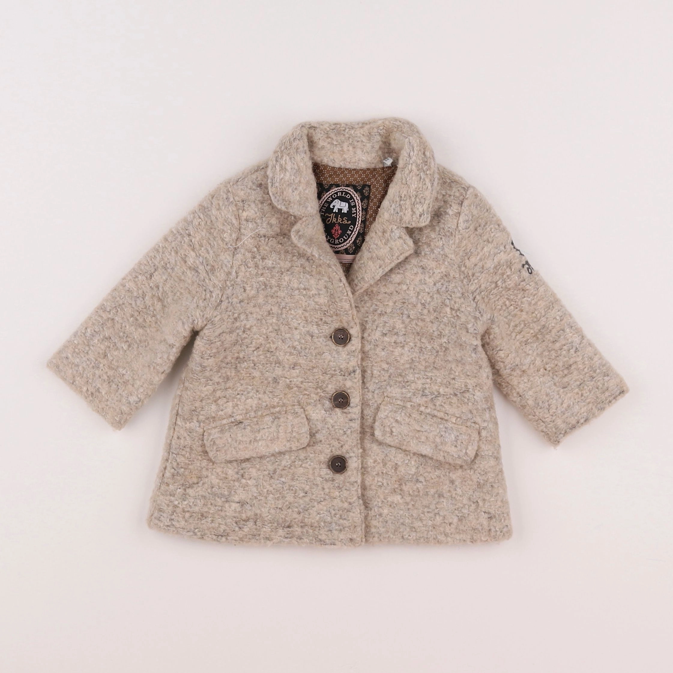 IKKS - veste beige - 6 mois