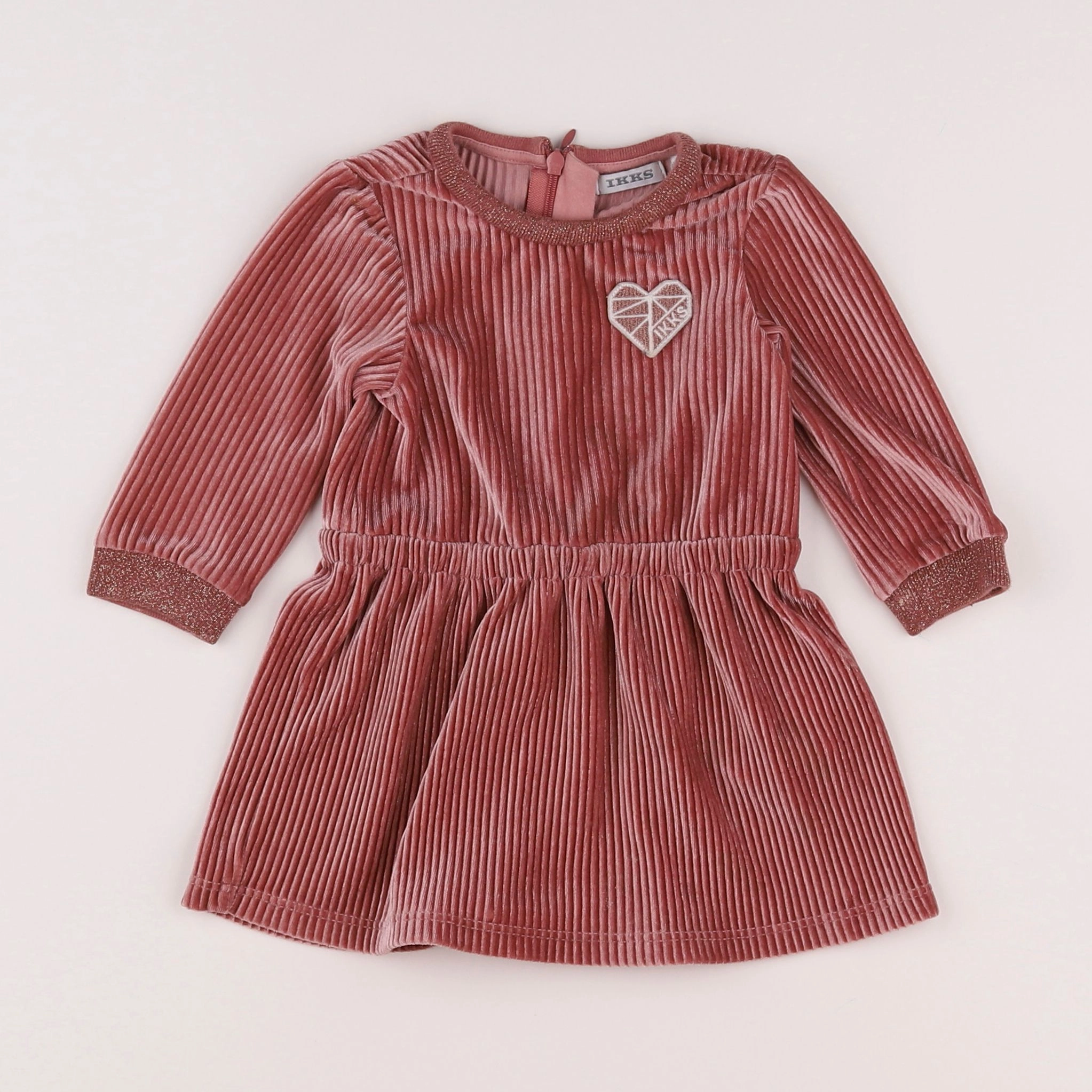 IKKS - robe rose - 6 mois