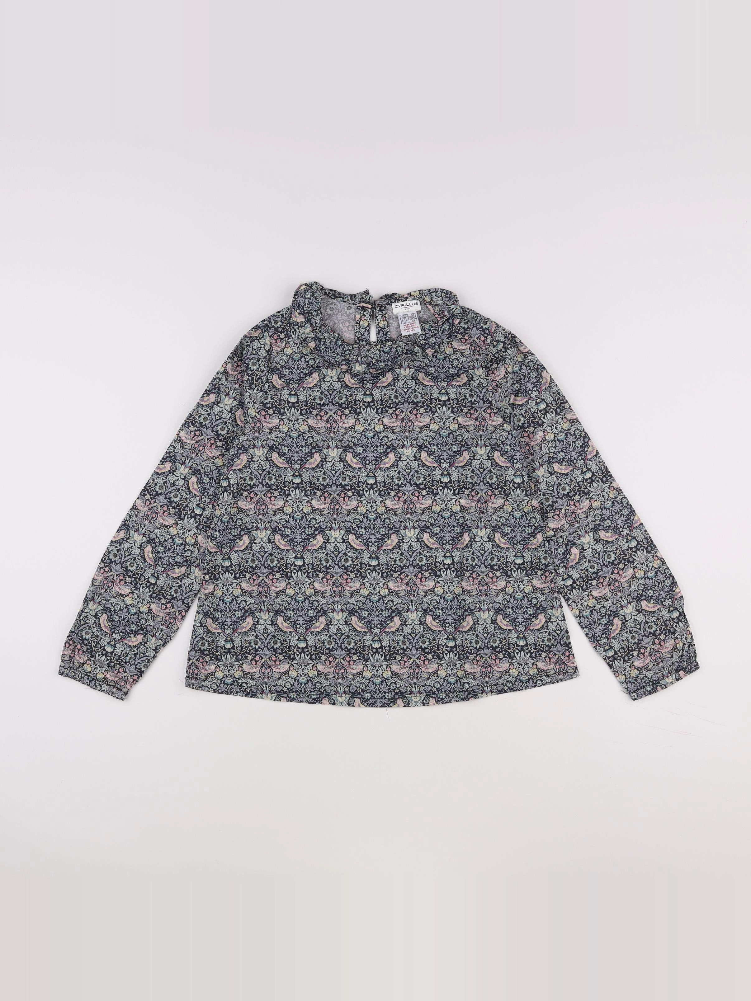Cyrillus - blouse bleu - 10 ans