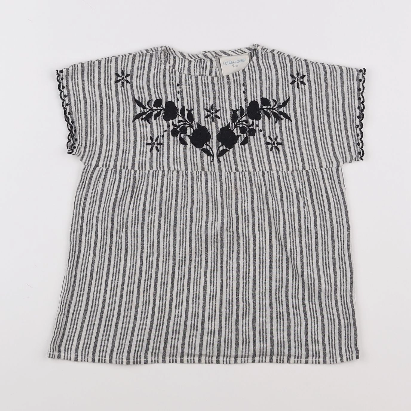 Louis Louise - blouse gris - 4 ans