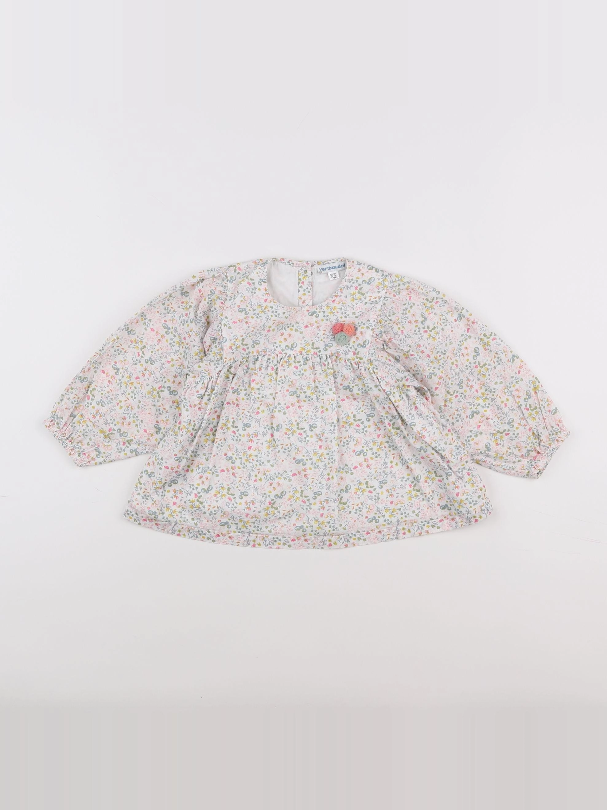 Vertbaudet - blouse multicolore - 2 ans
