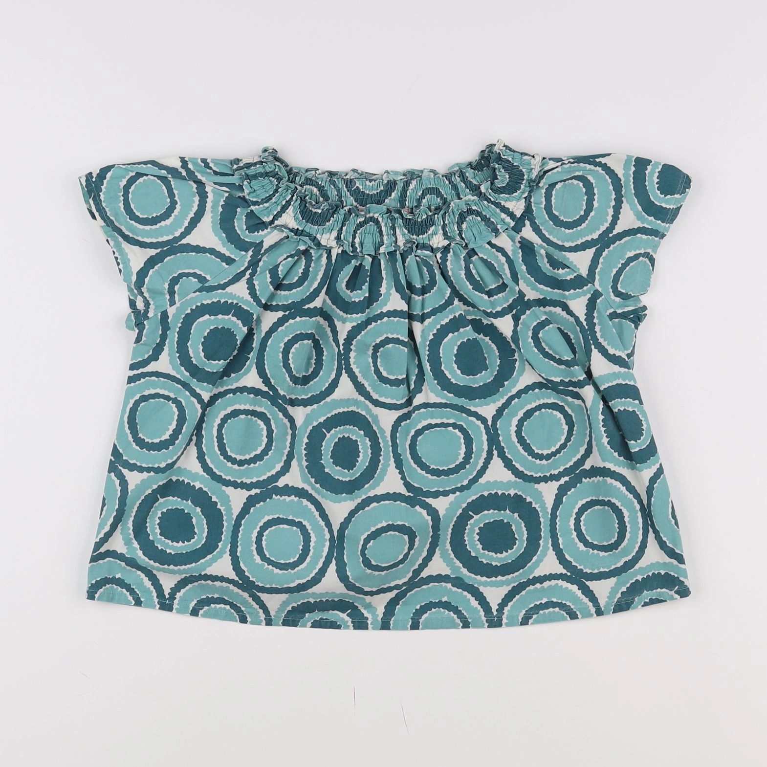 Bonpoint - blouse vert - 4 ans