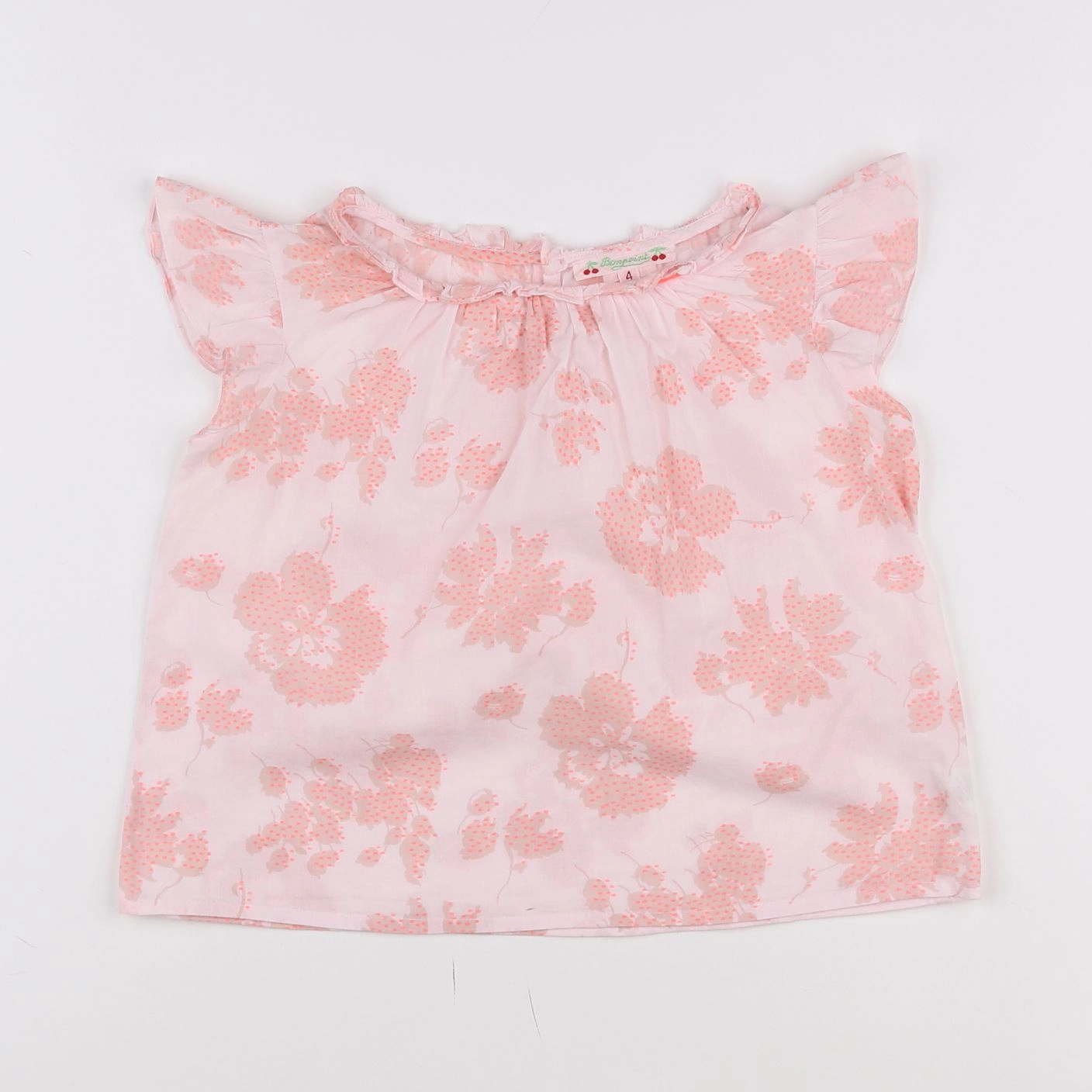 Bonpoint - blouse rose - 4 ans