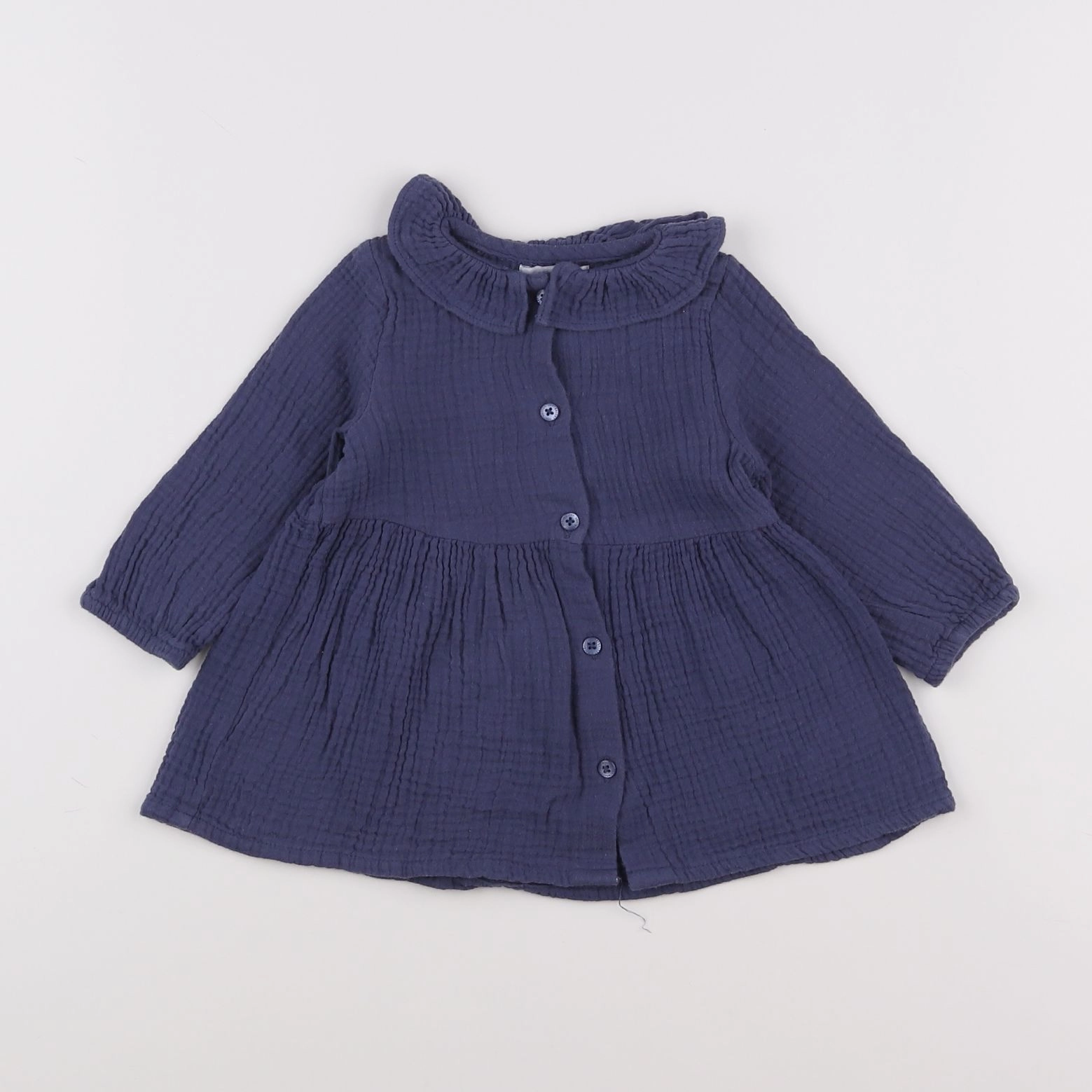 Vertbaudet - robe bleu - 18 mois