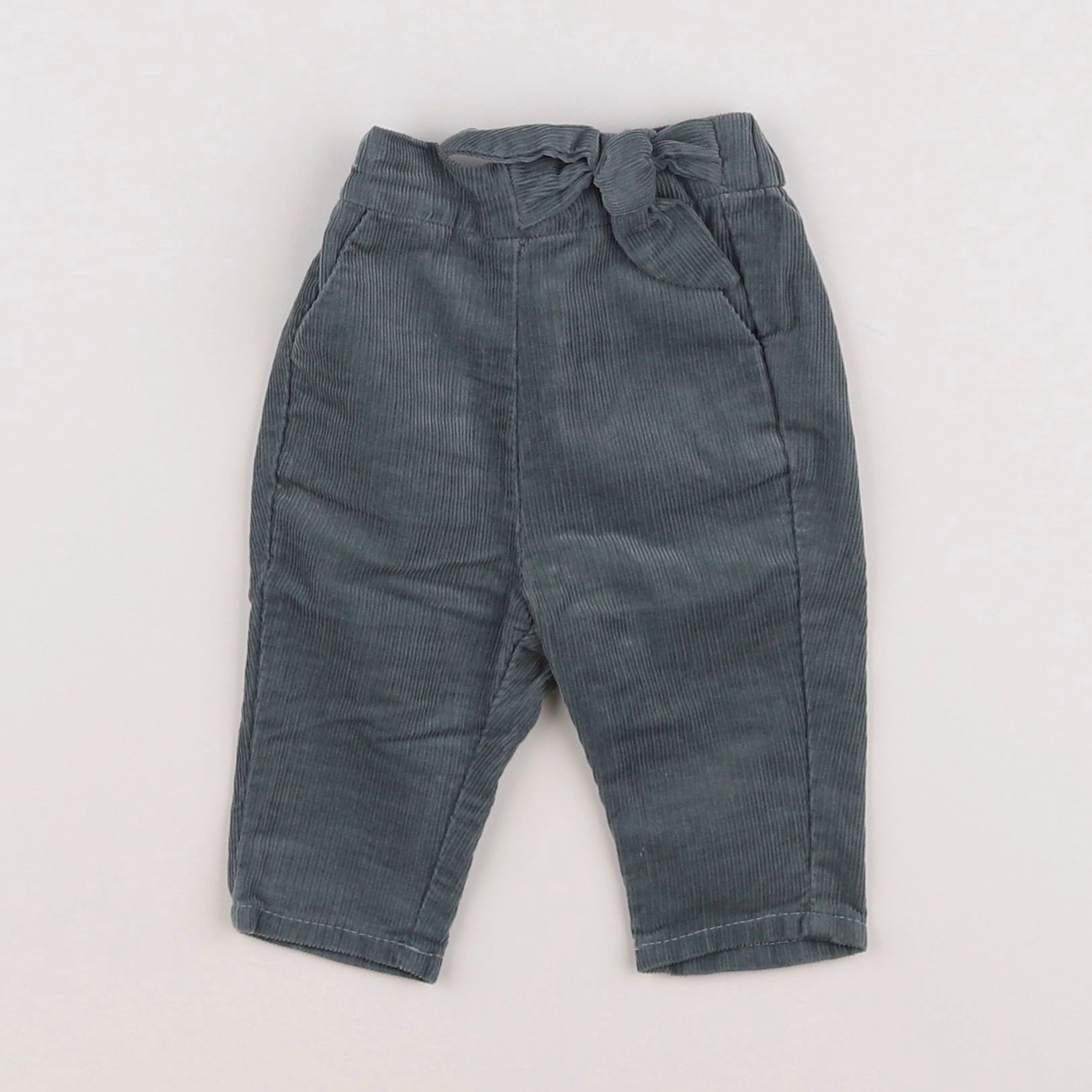 Vertbaudet - pantalon vert - 3 mois