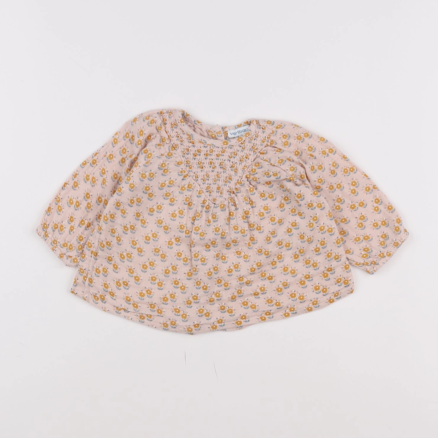 Vertbaudet - blouse rose - 6 mois