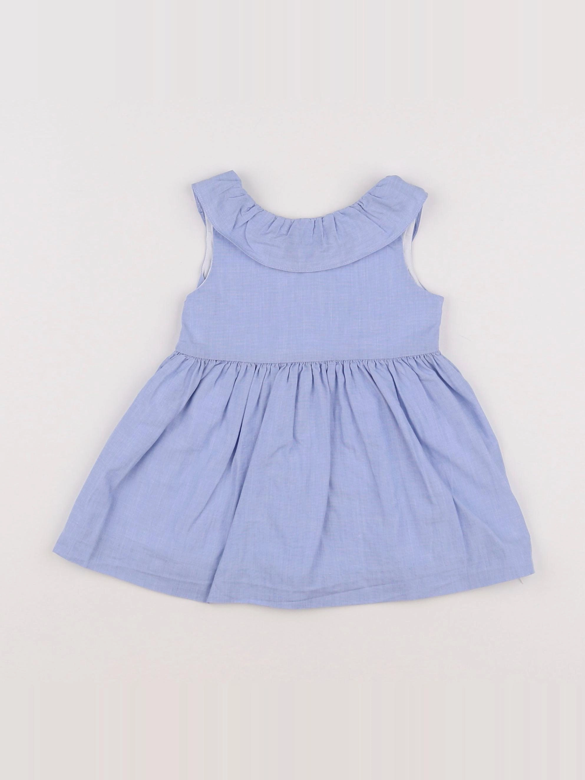 Jacadi - robe bleu - 6 mois