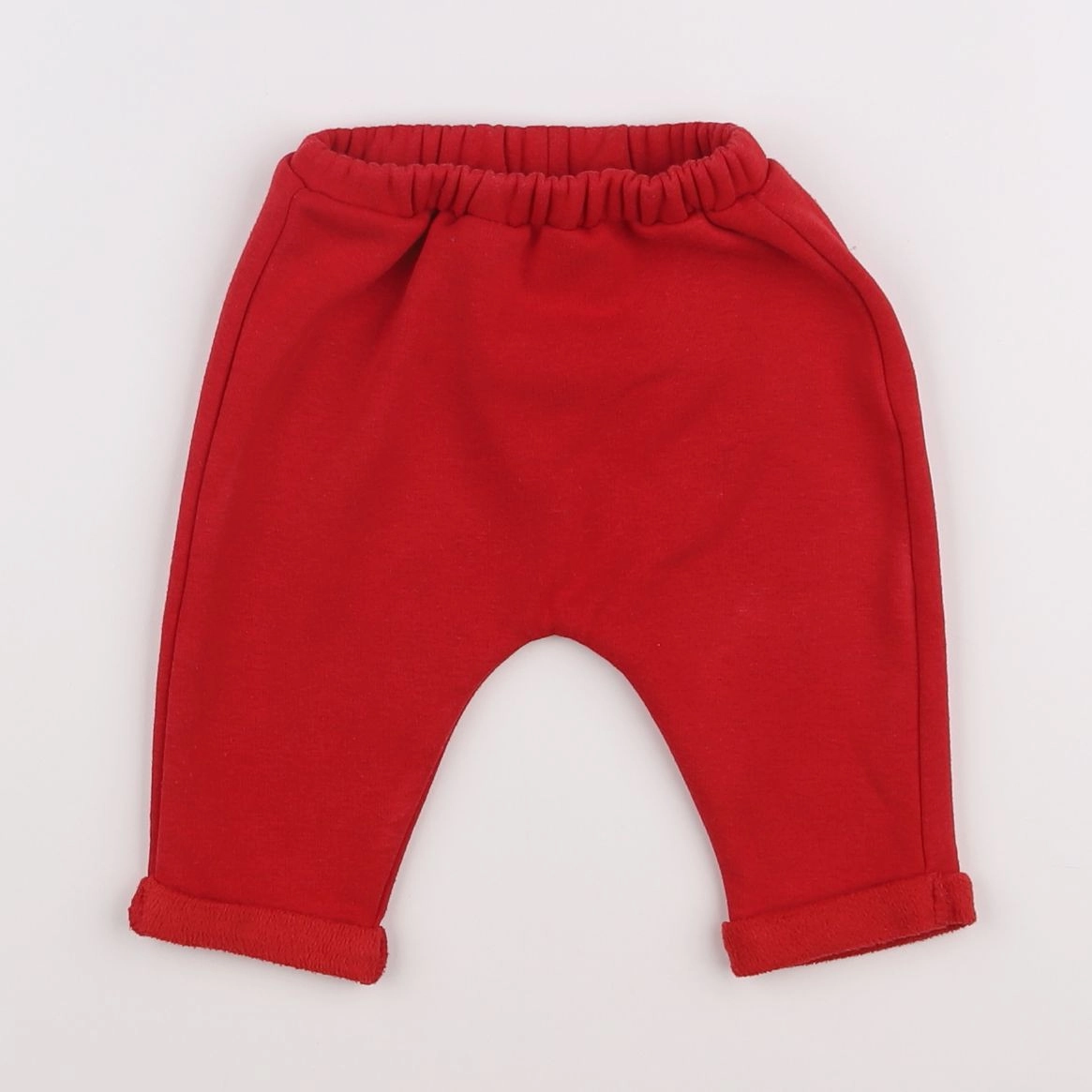 Vertbaudet - jogging rouge - 6 mois