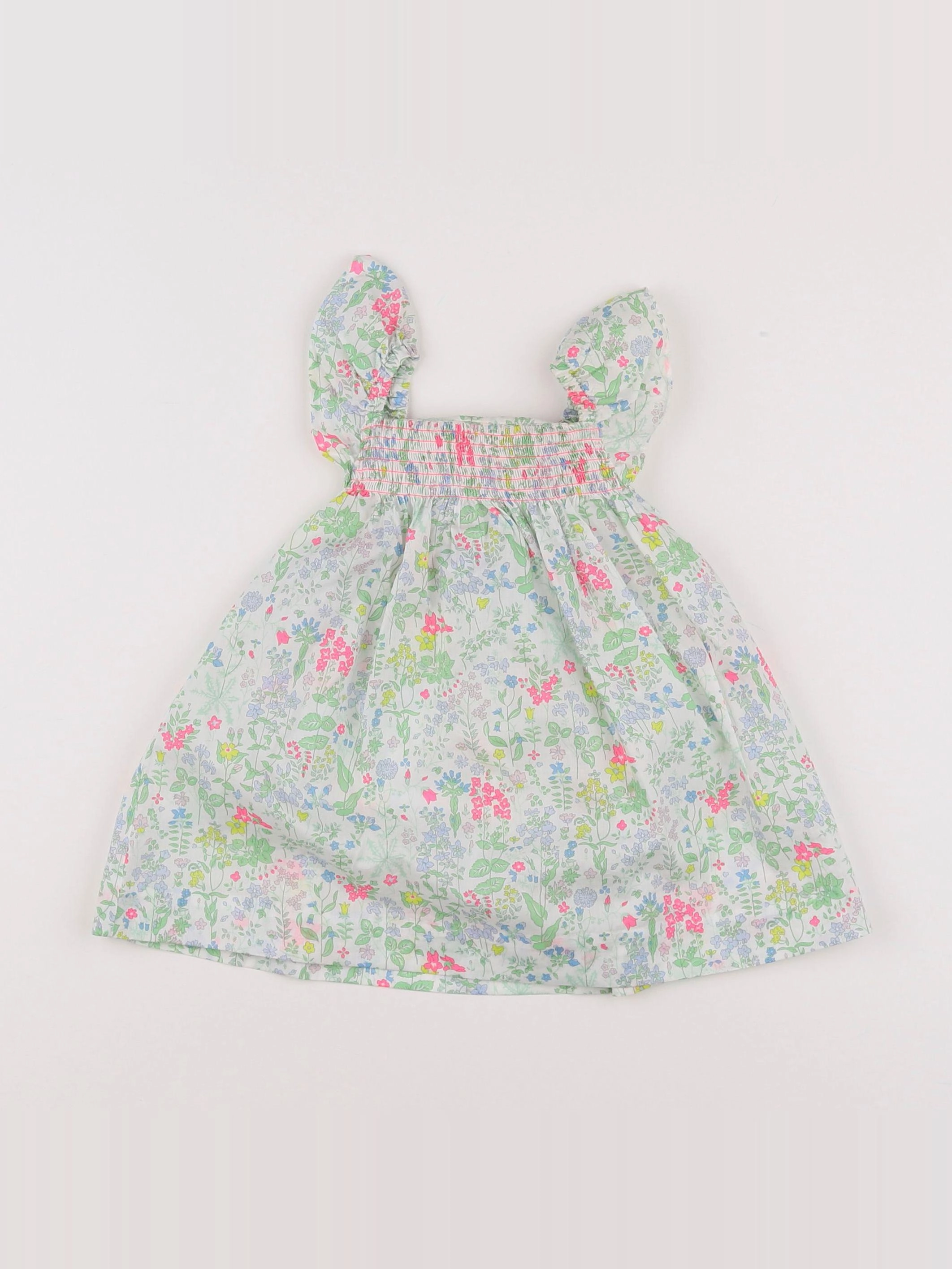 Jacadi - robe liberty multicolore - 6 mois
