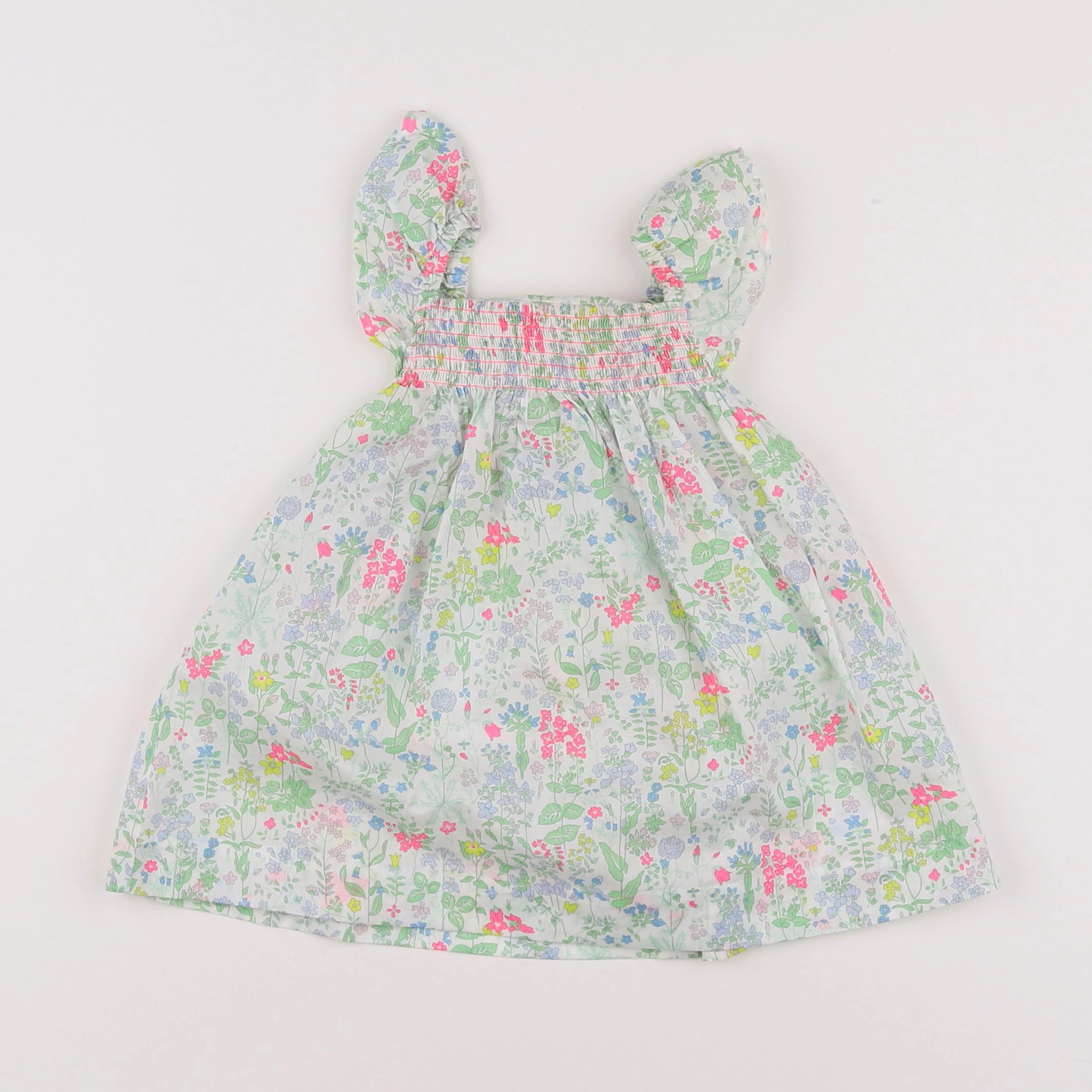 Jacadi - robe liberty multicolore - 6 mois