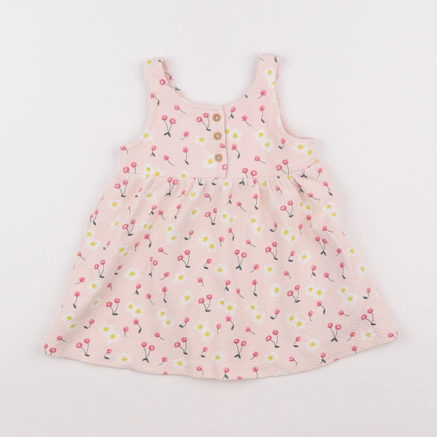 Vertbaudet - robe rose - 12 mois
