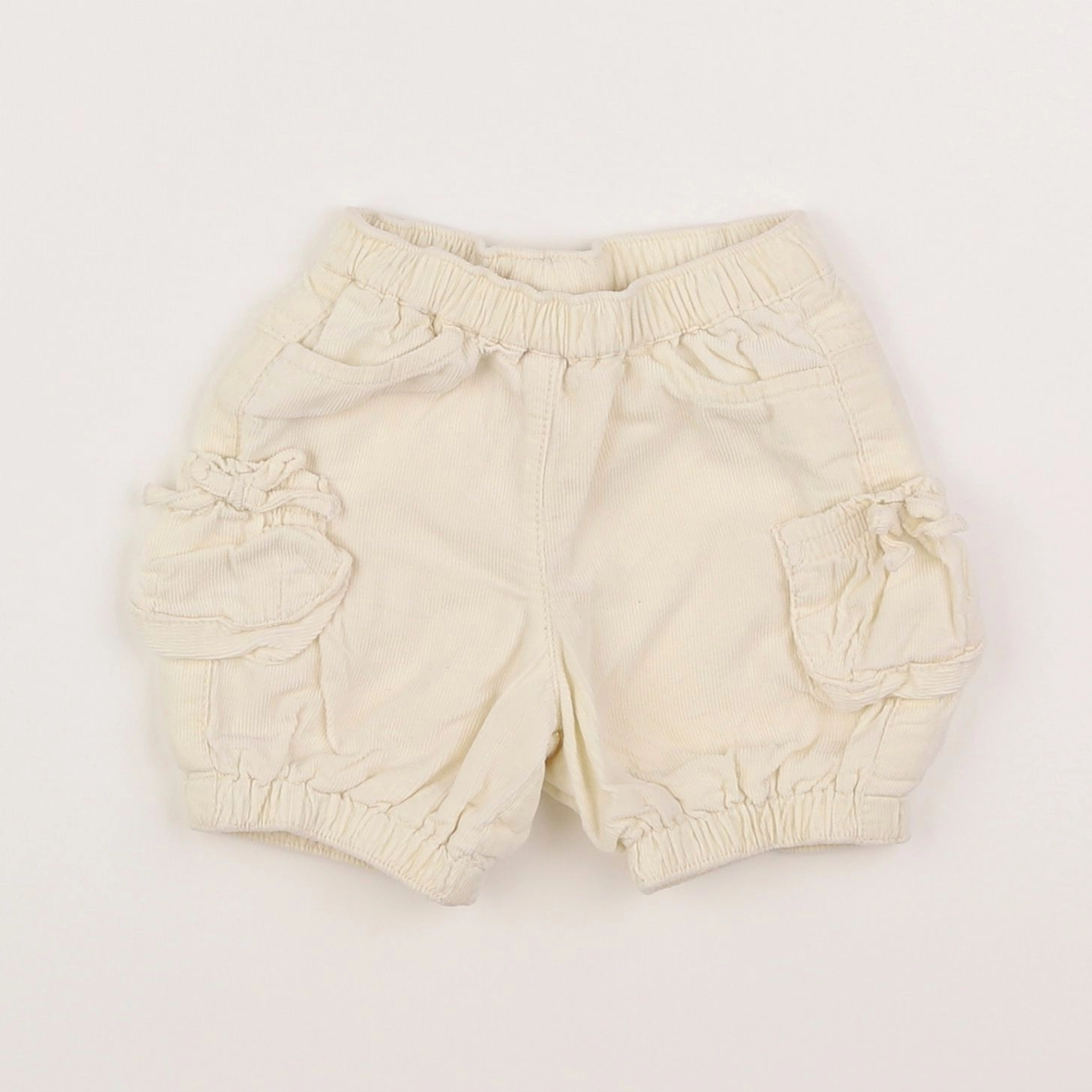 Vertbaudet - short beige - 3 mois