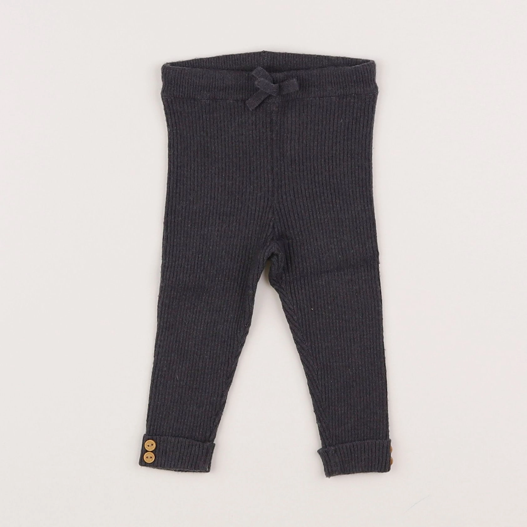 Vertbaudet - legging gris - 6 mois