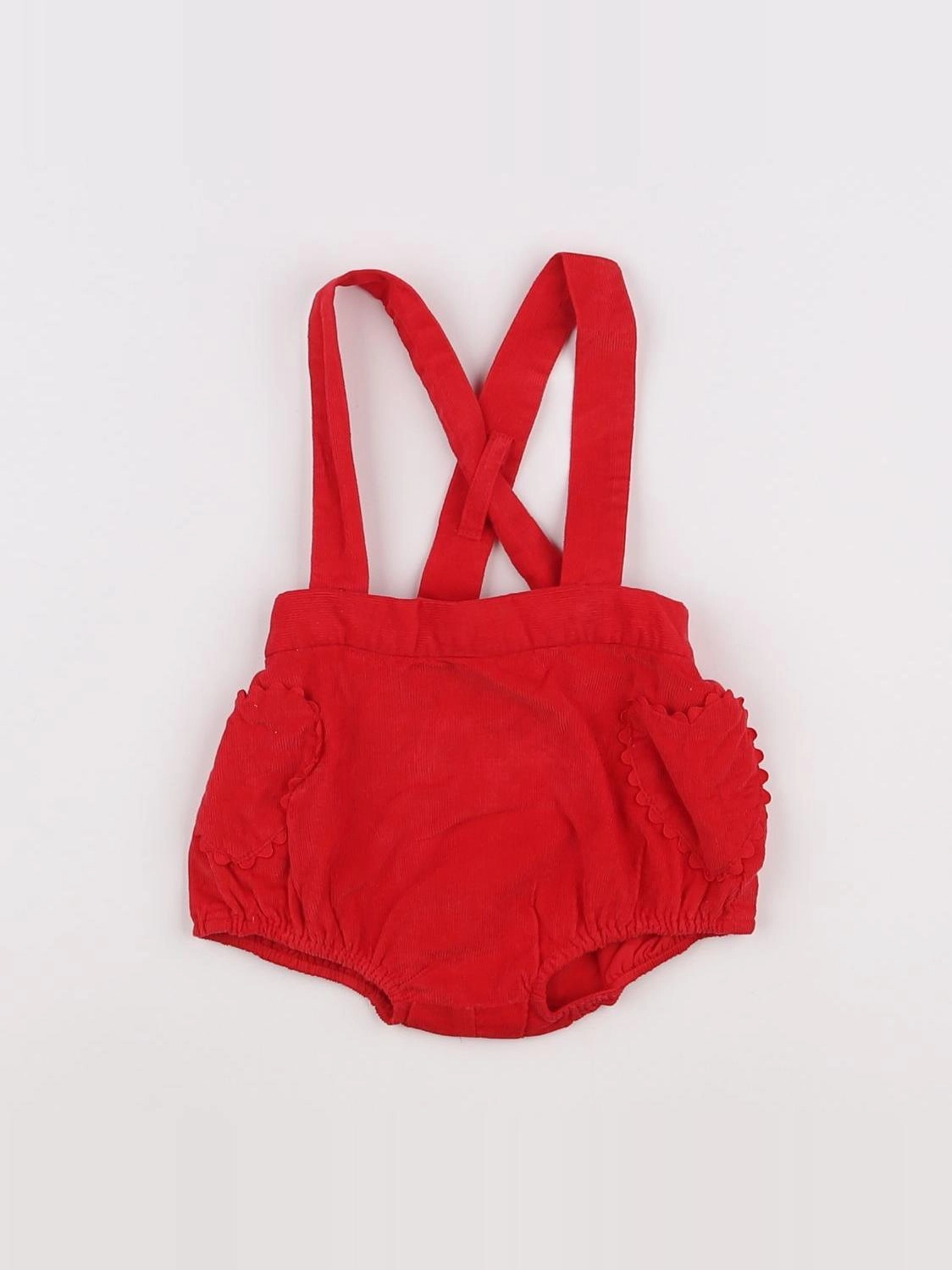 Jacadi - bloomer rouge - 3 mois