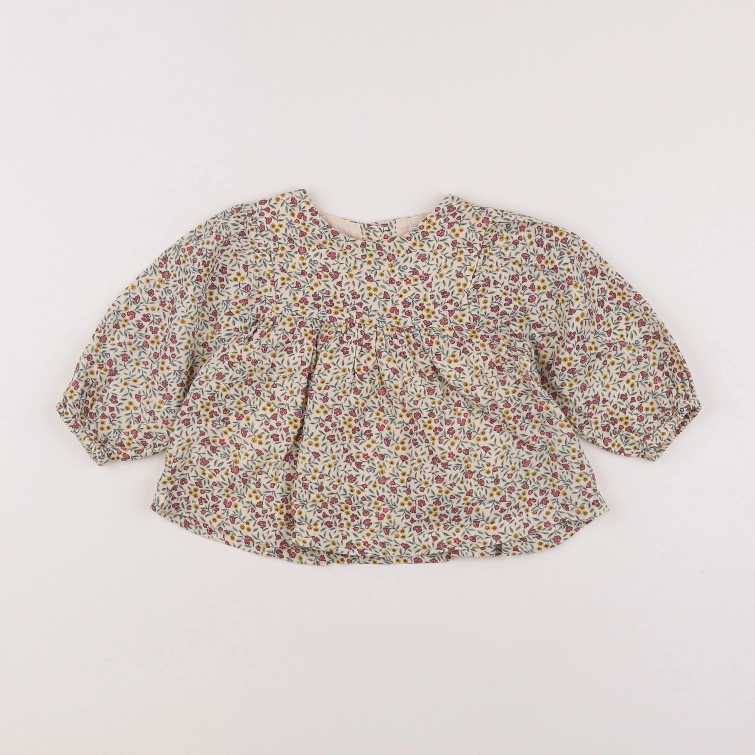 Vertbaudet - blouse multicolore - 9 mois