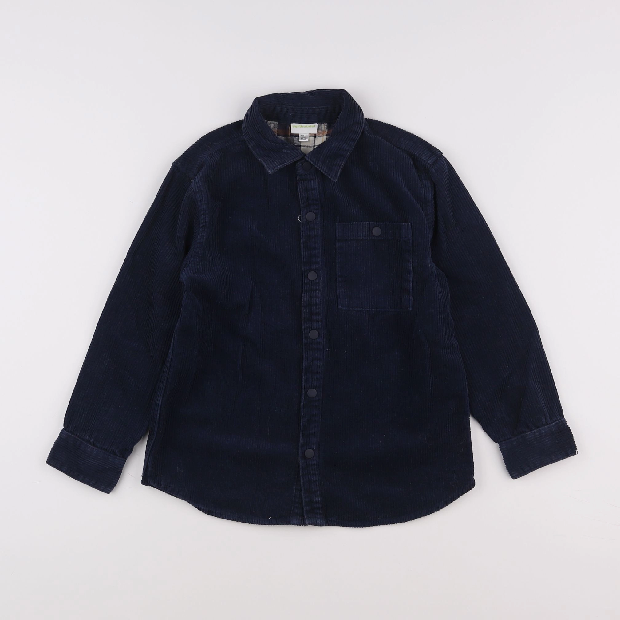 Vertbaudet - chemise bleu - 8 ans