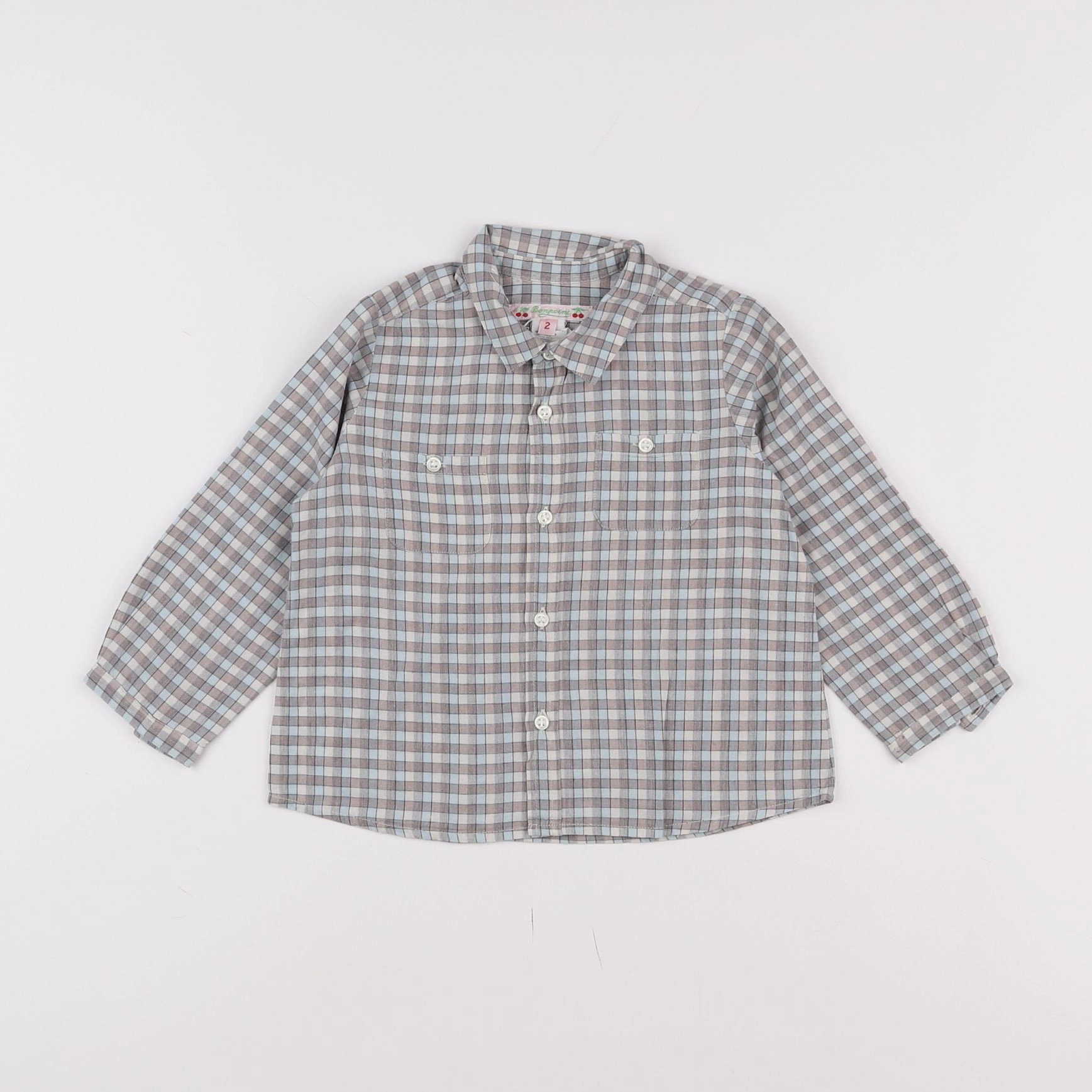 Bonpoint - chemise multicolore - 2 ans