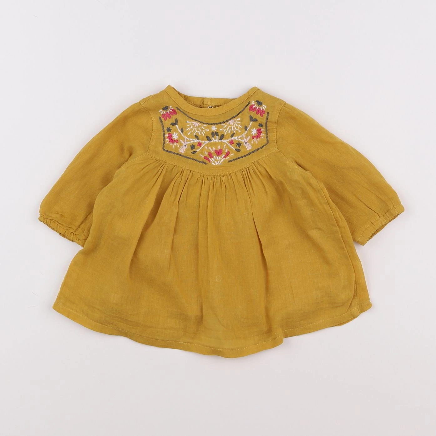 Vertbaudet - robe jaune - 3 mois