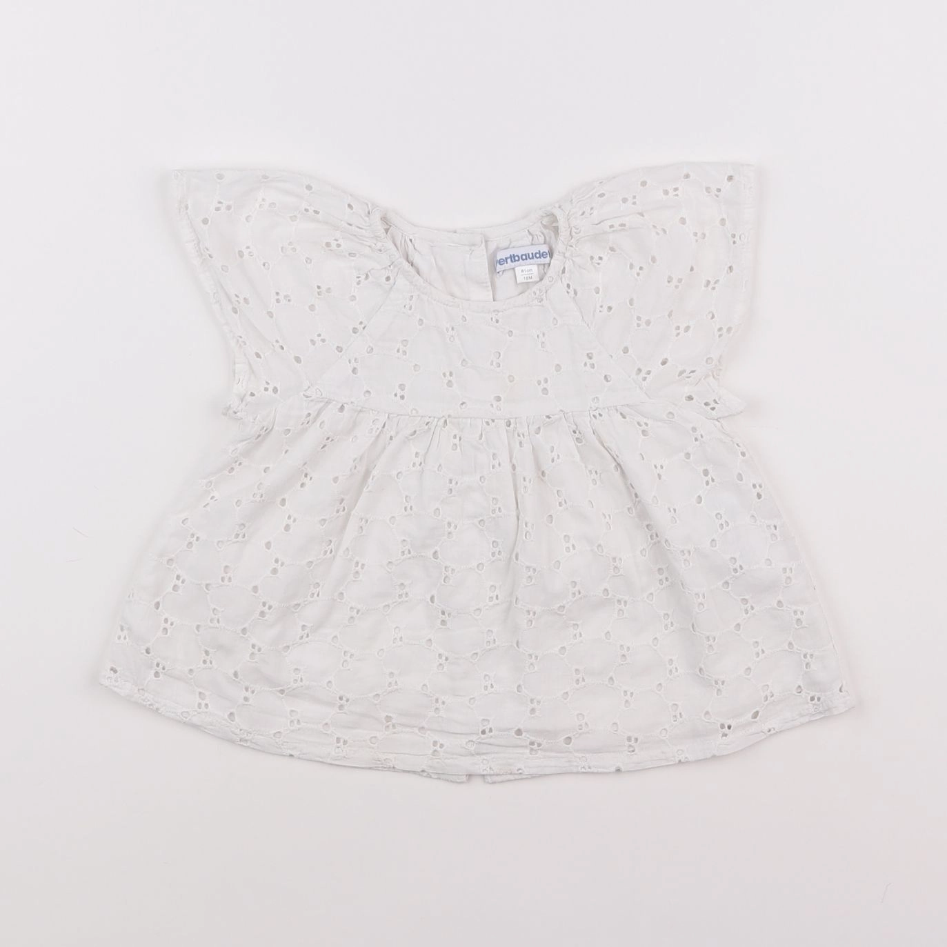 Vertbaudet - blouse blanc - 18 mois