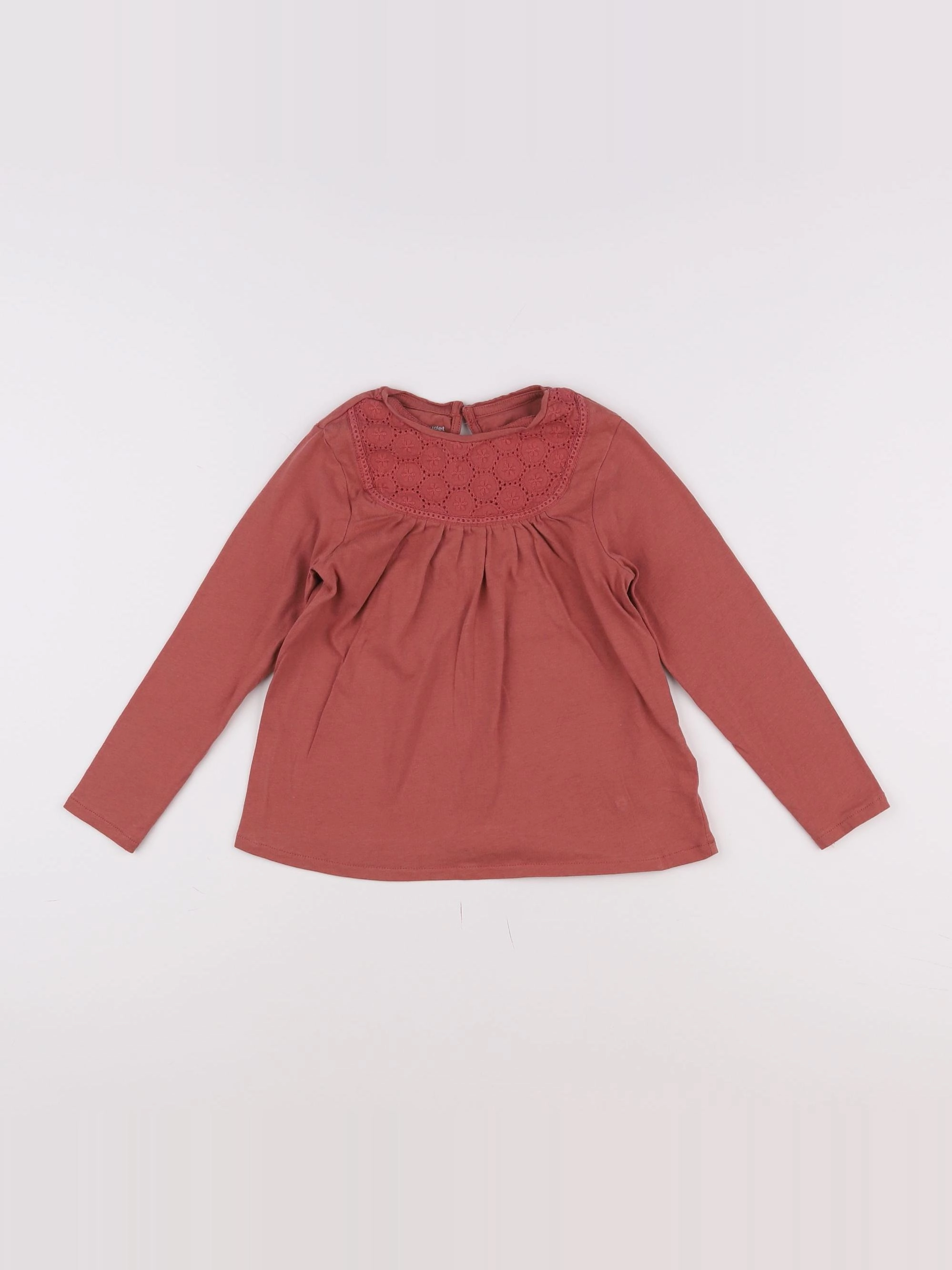 Vertbaudet - tee-shirt rouge - 6 ans