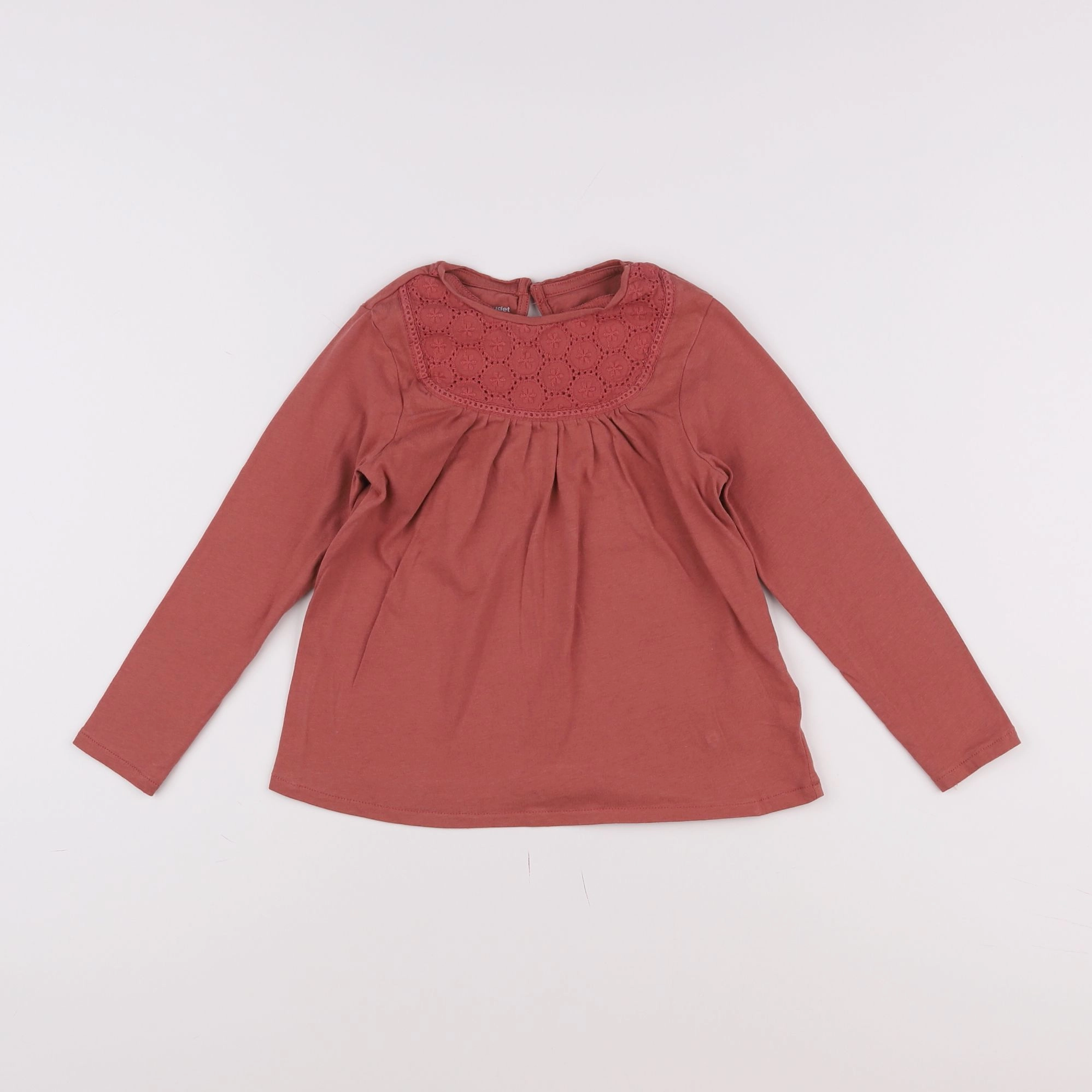 Vertbaudet - tee-shirt rouge - 6 ans