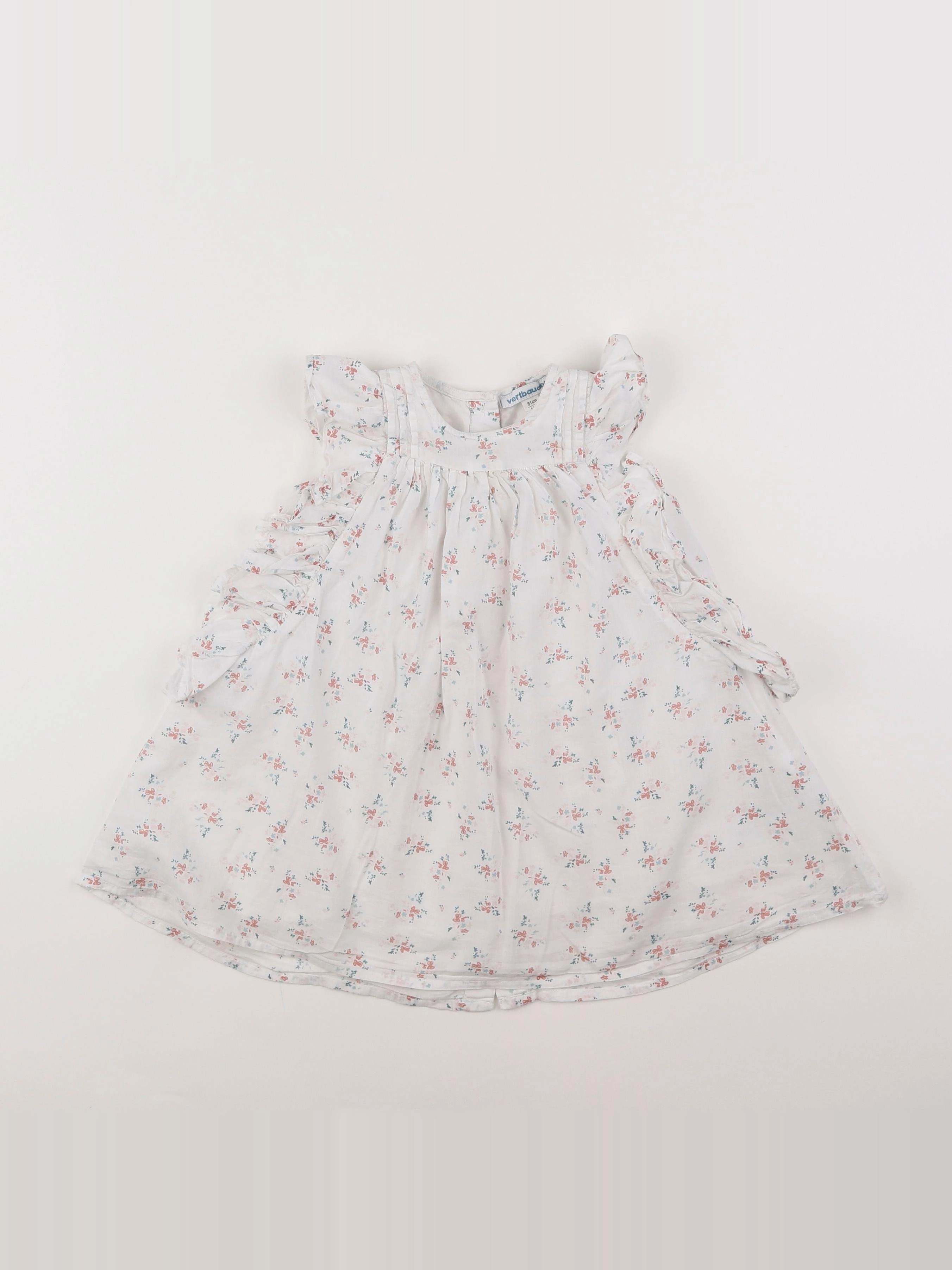 Vertbaudet - robe multicolore, rose - 18 mois