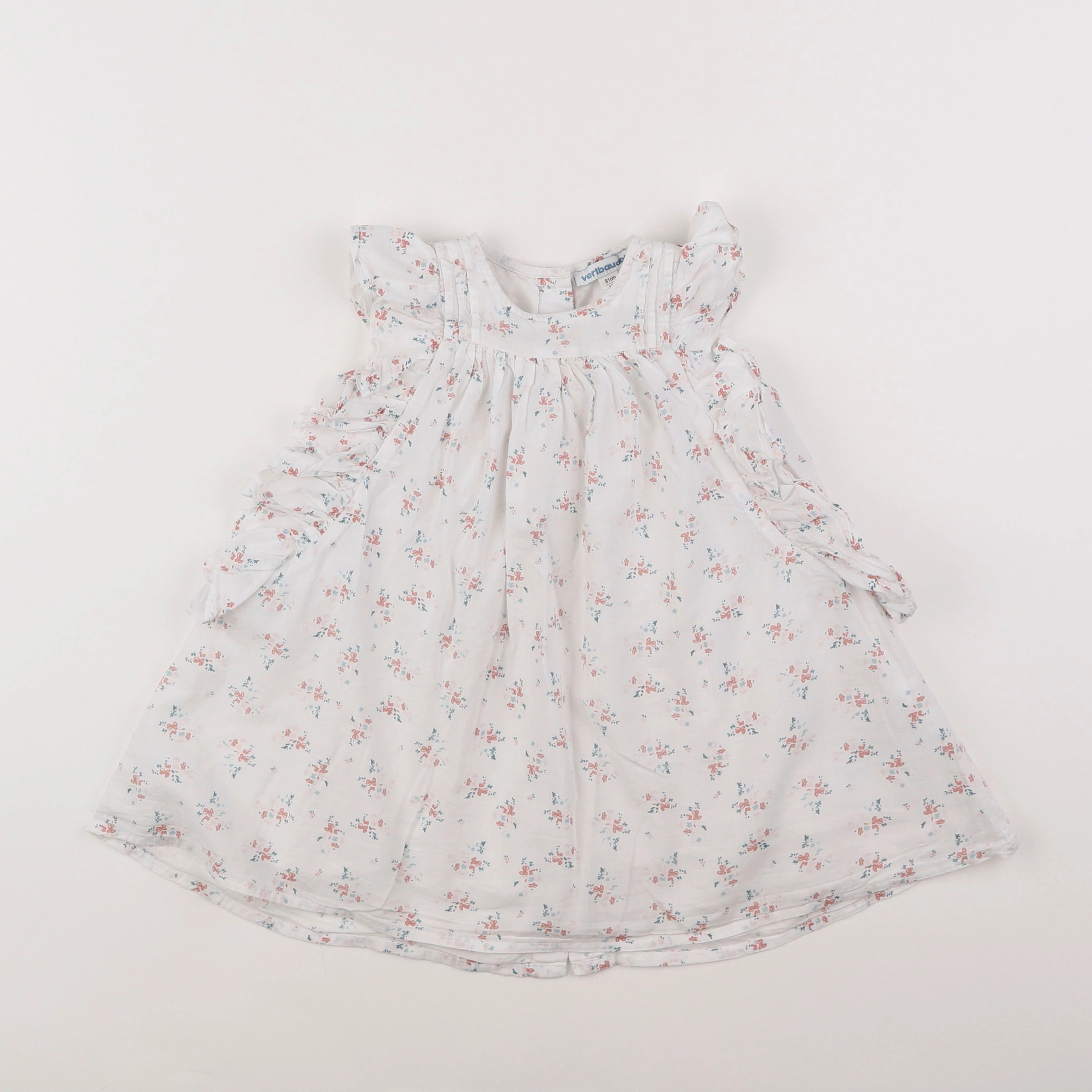 Vertbaudet - robe multicolore, rose - 18 mois