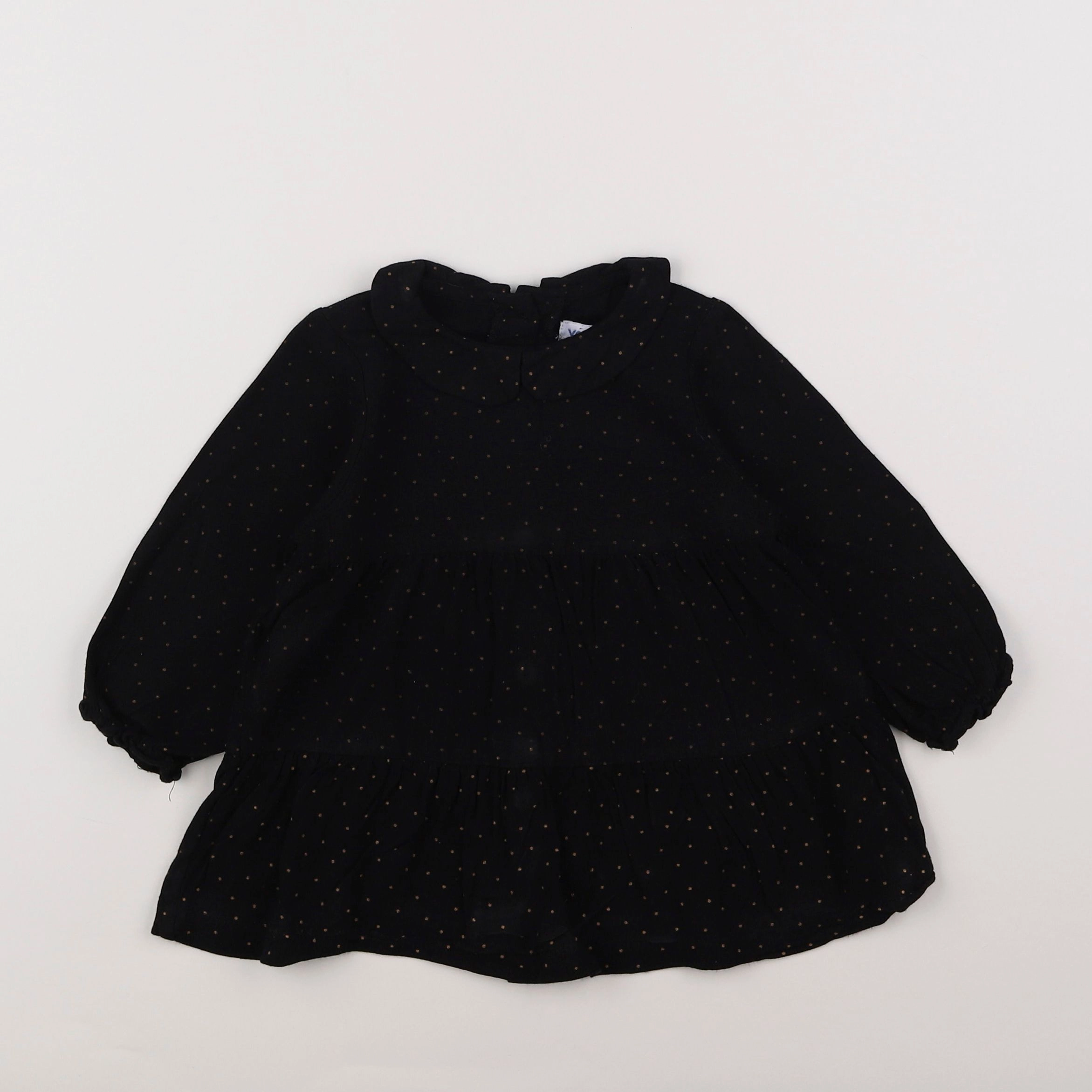 Vertbaudet - robe noir - 12 mois